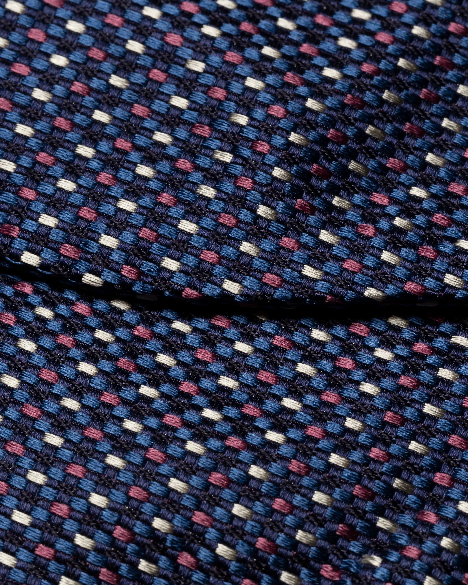 Eton - navy blue multi bow tie