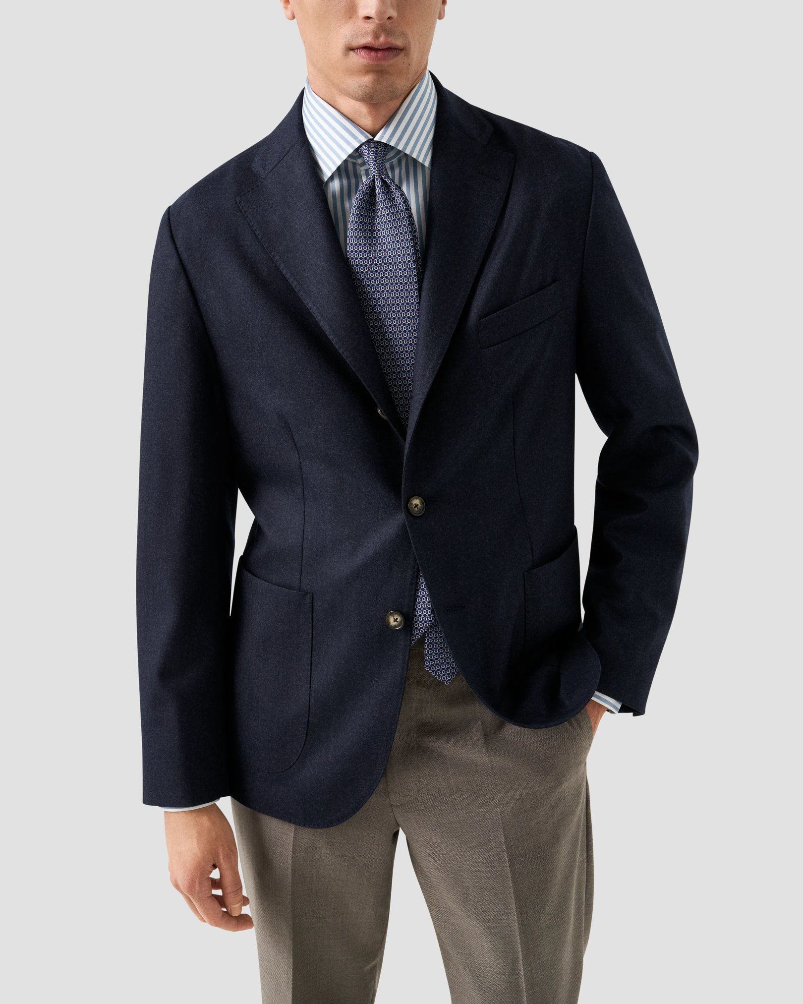 Eton - Signature-Twill-Hemd Bengalstreifen