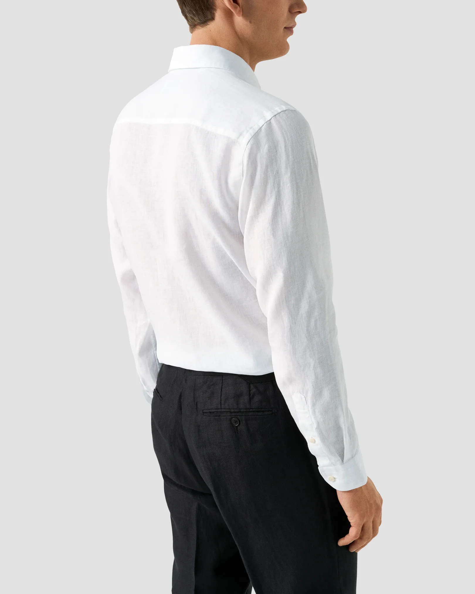 Eton - Solid Linen Shirt