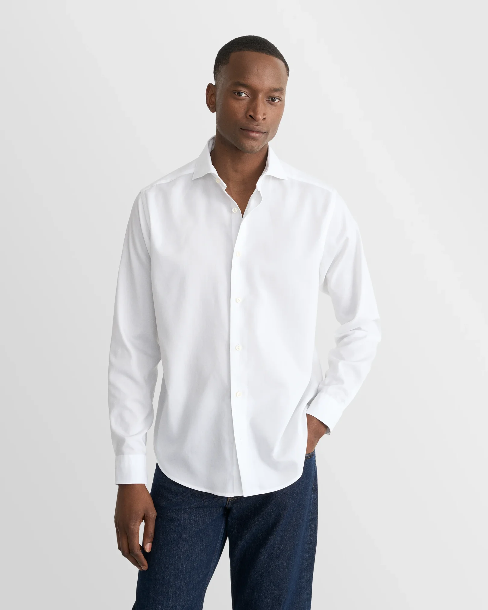 Eton - white signature oxford shirt 263