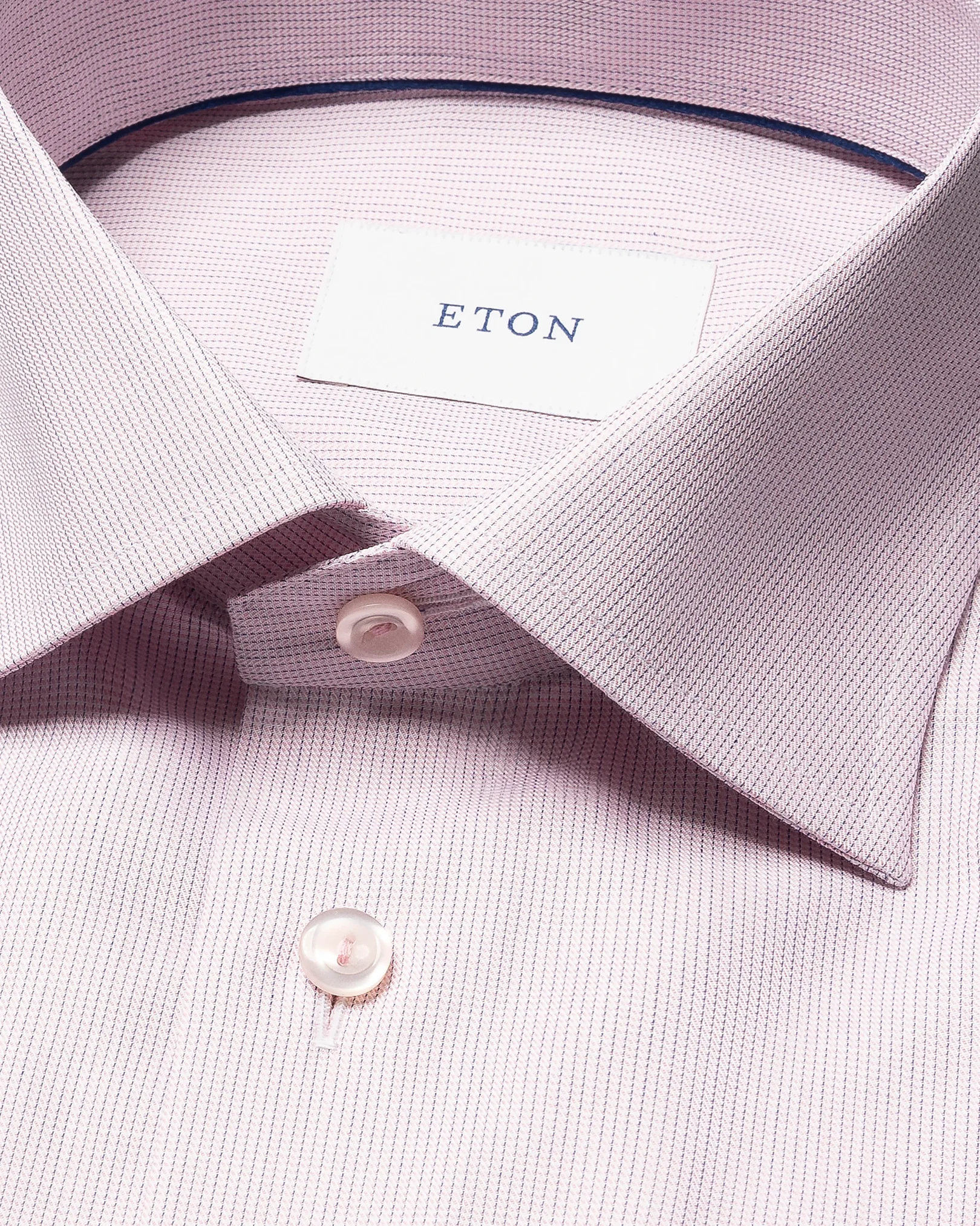 Eton - pink semi solid signature twill shirt 261