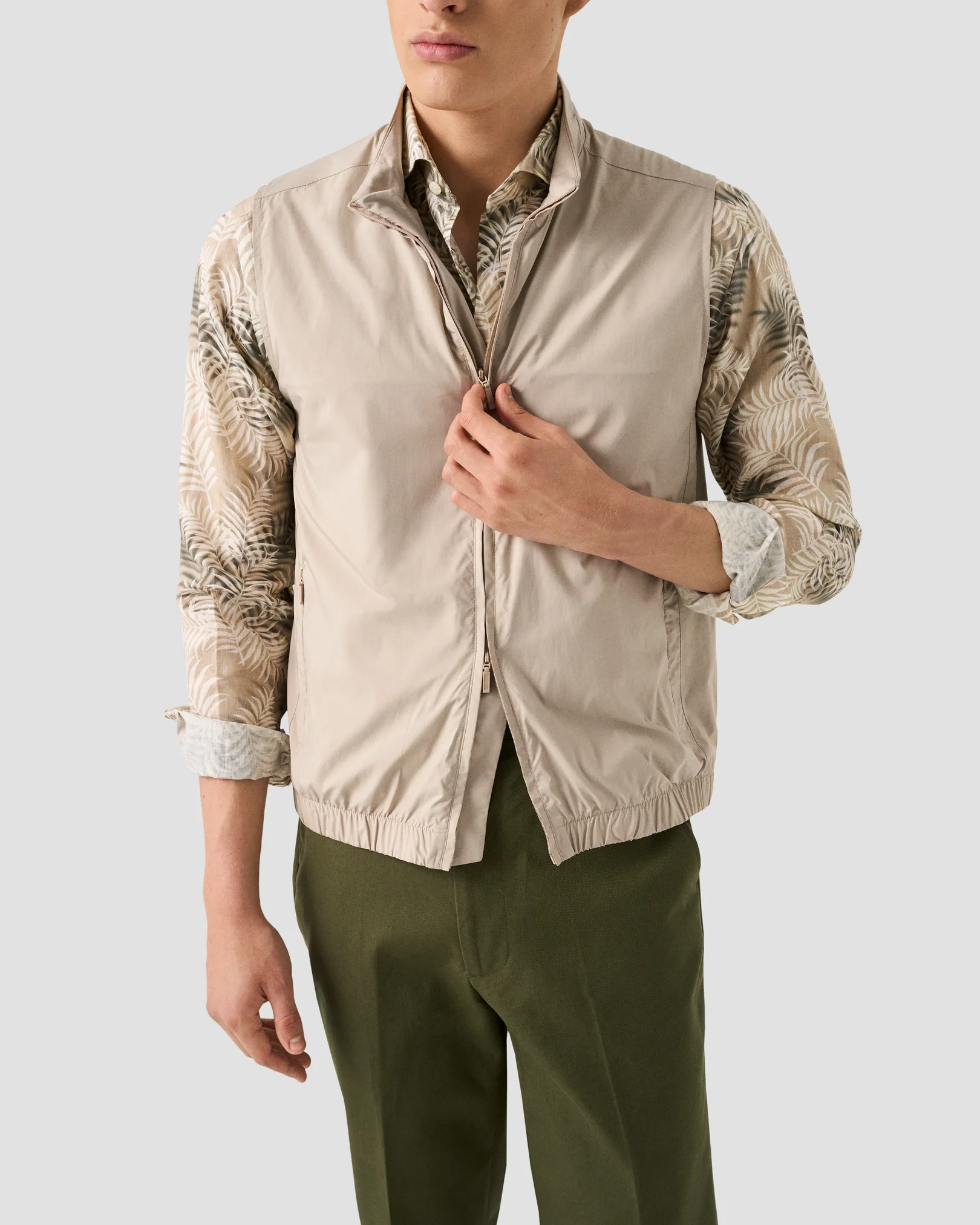 Eton - Motif Linen Shirt