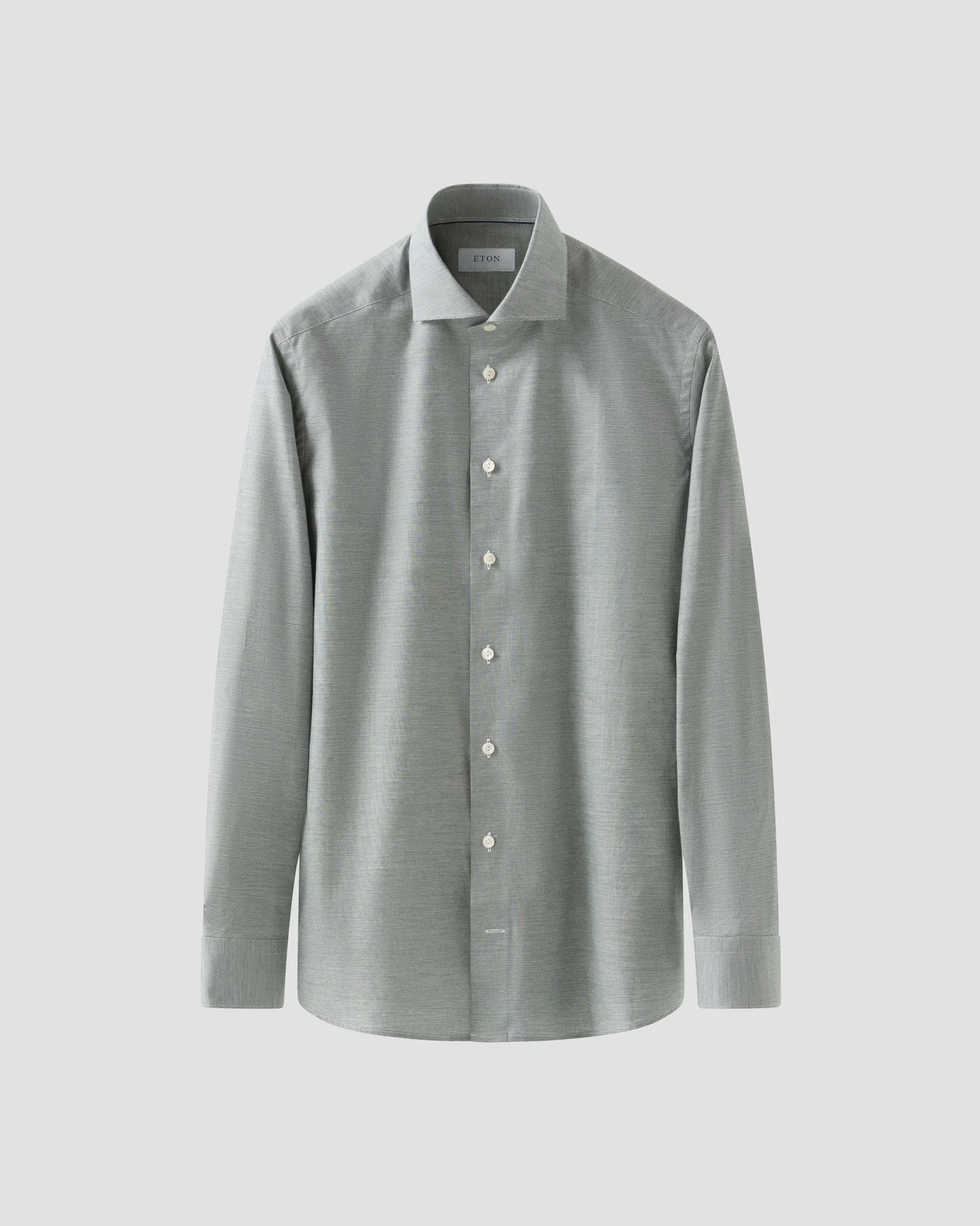 Eton - light green solid signature oxford shirt