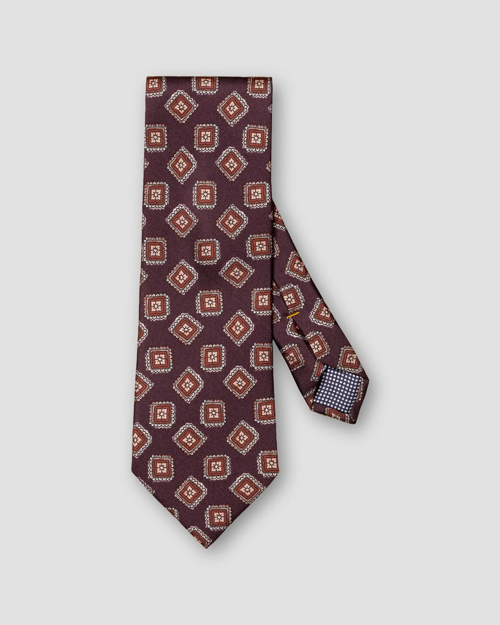 Eton - silk tie dark purple