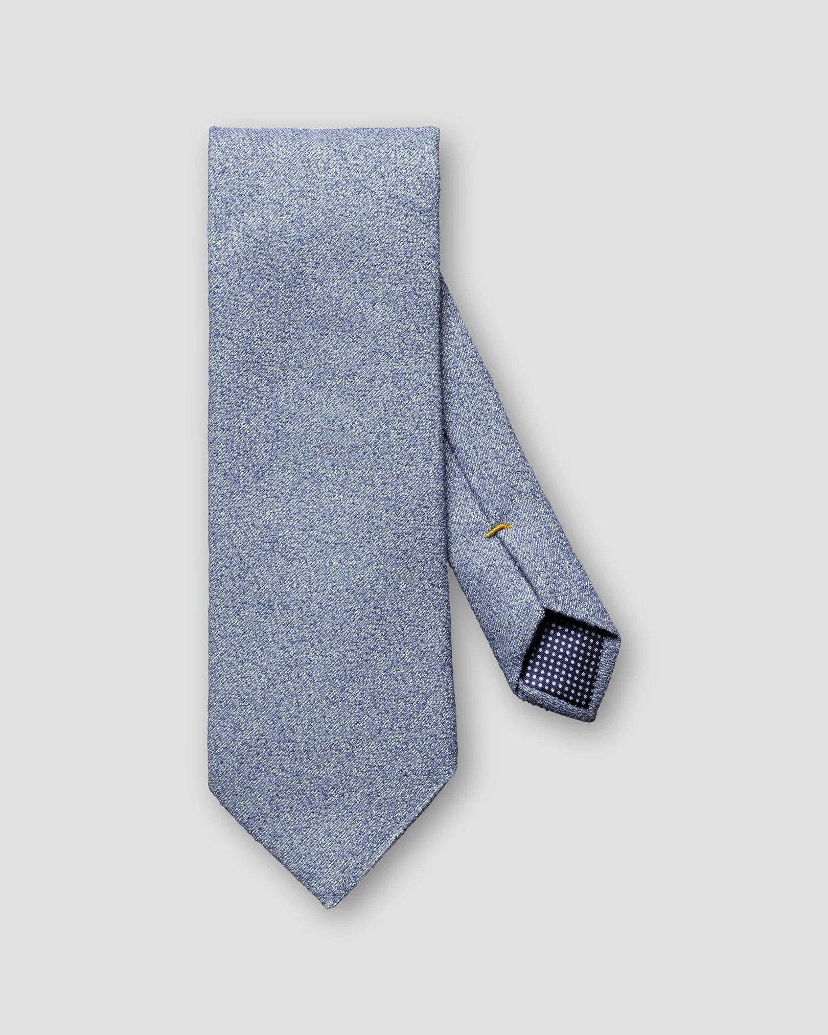 Eton - purple structure cotton blend tie