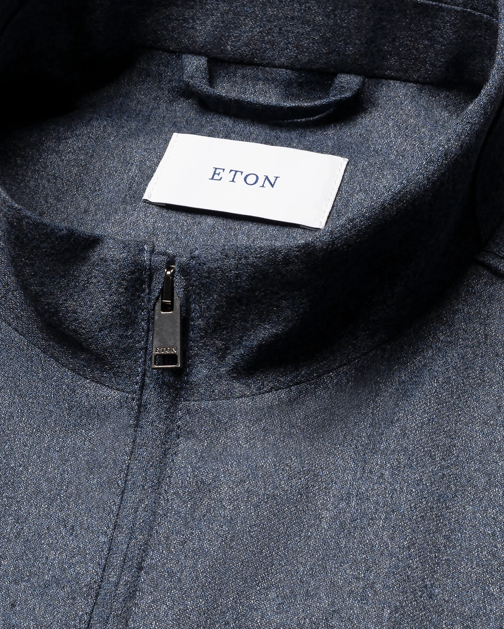 Eton - Solid Wool Flannel Vest