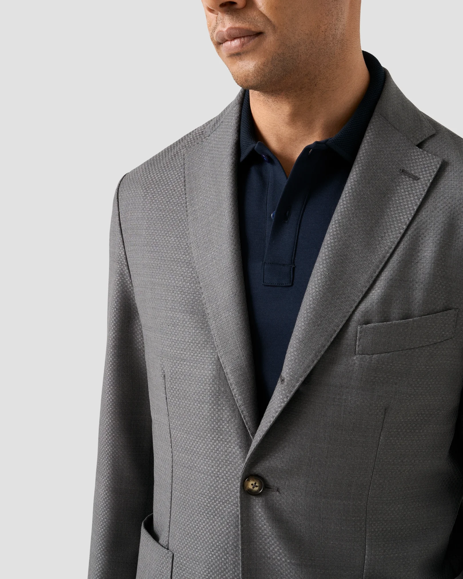 Eton - wool knit soft jacket