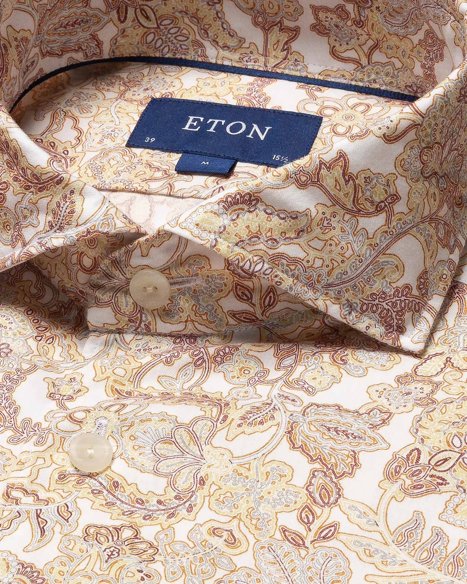 Eton - brown twill cotton tencel