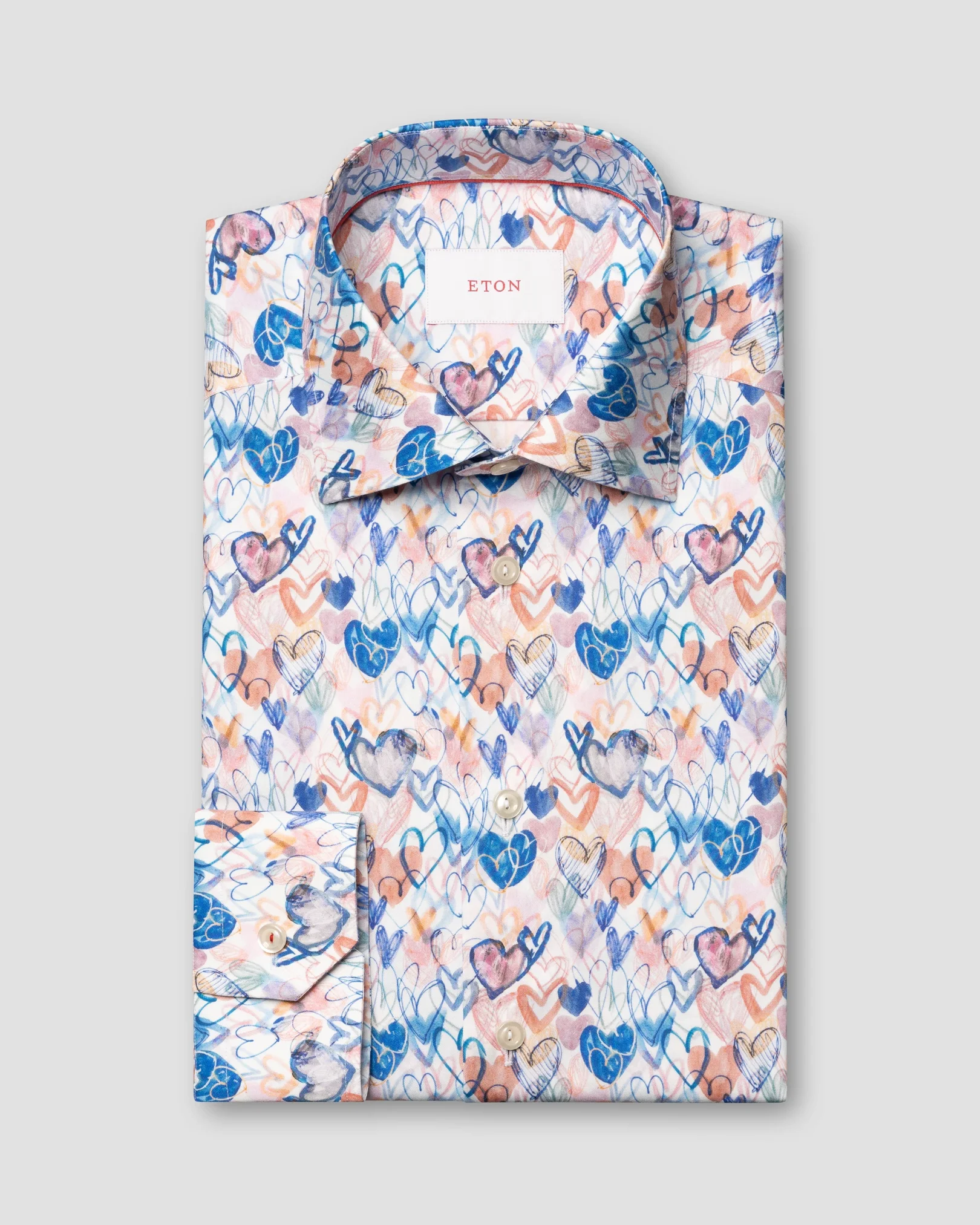 Eton - valentines print shirt