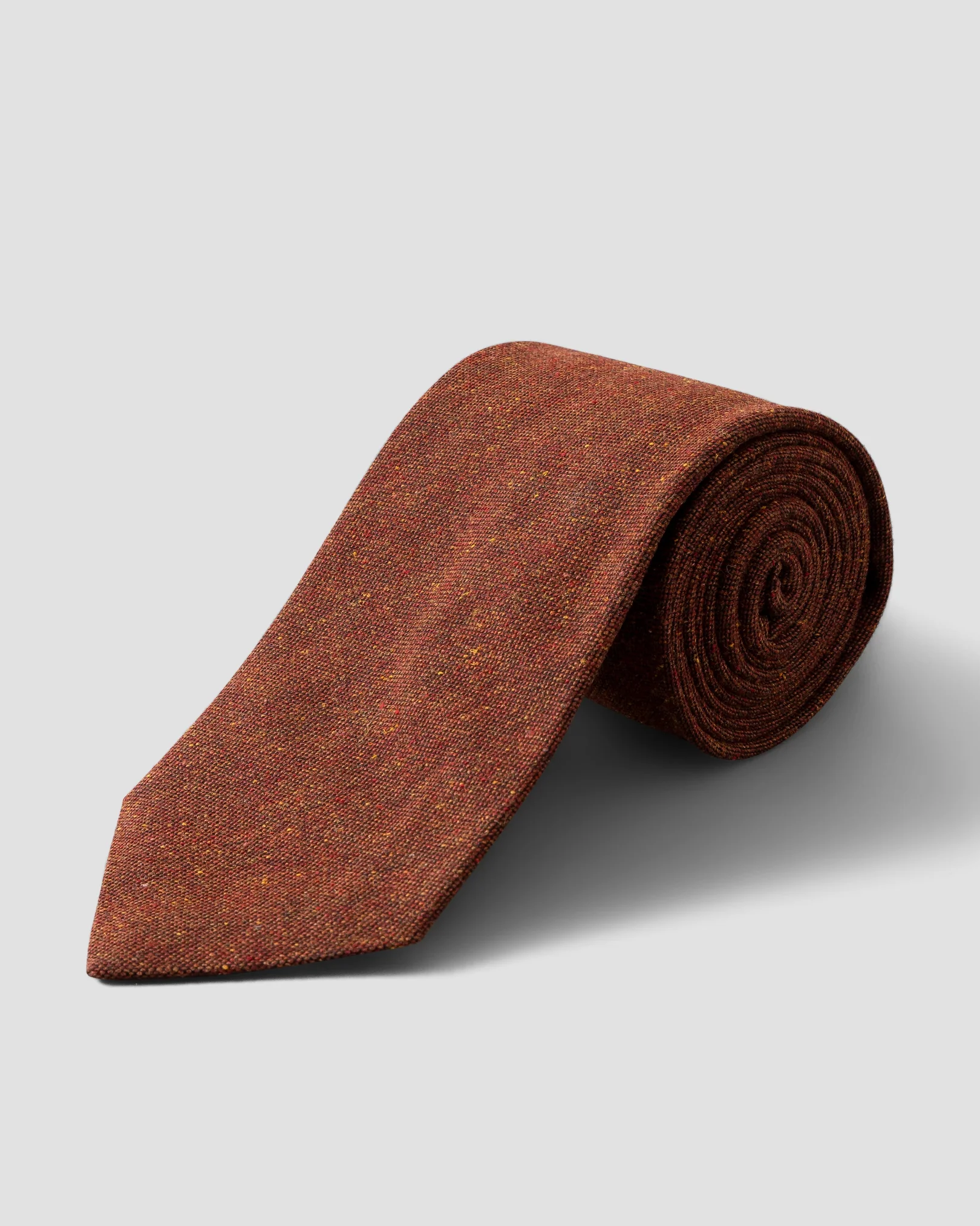 Orange Silk Cotton Tie