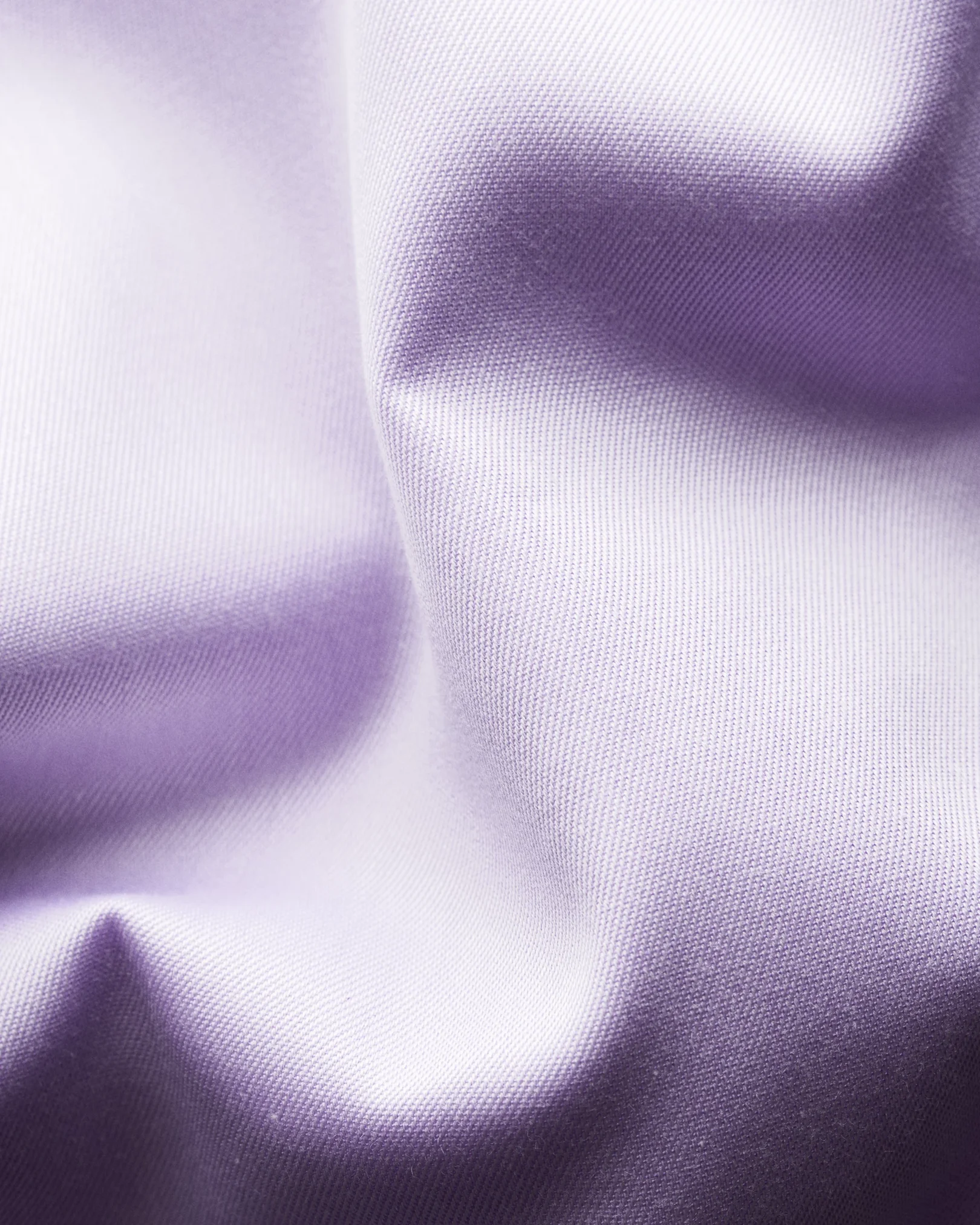 Eton - mid purple solid signature twill shirt