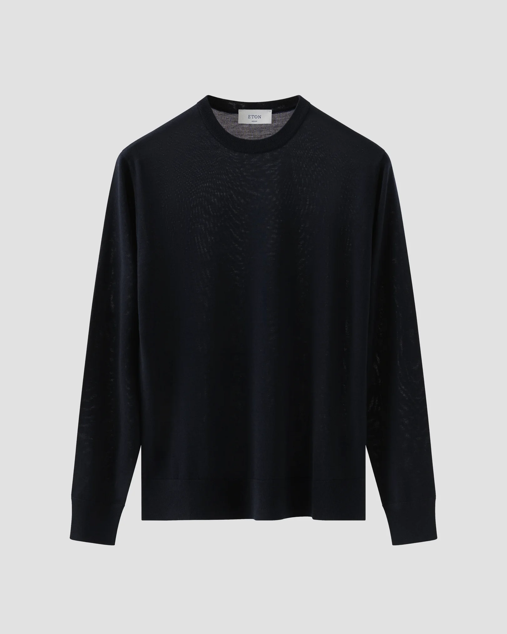 Eton - nayv merino knitted shirt