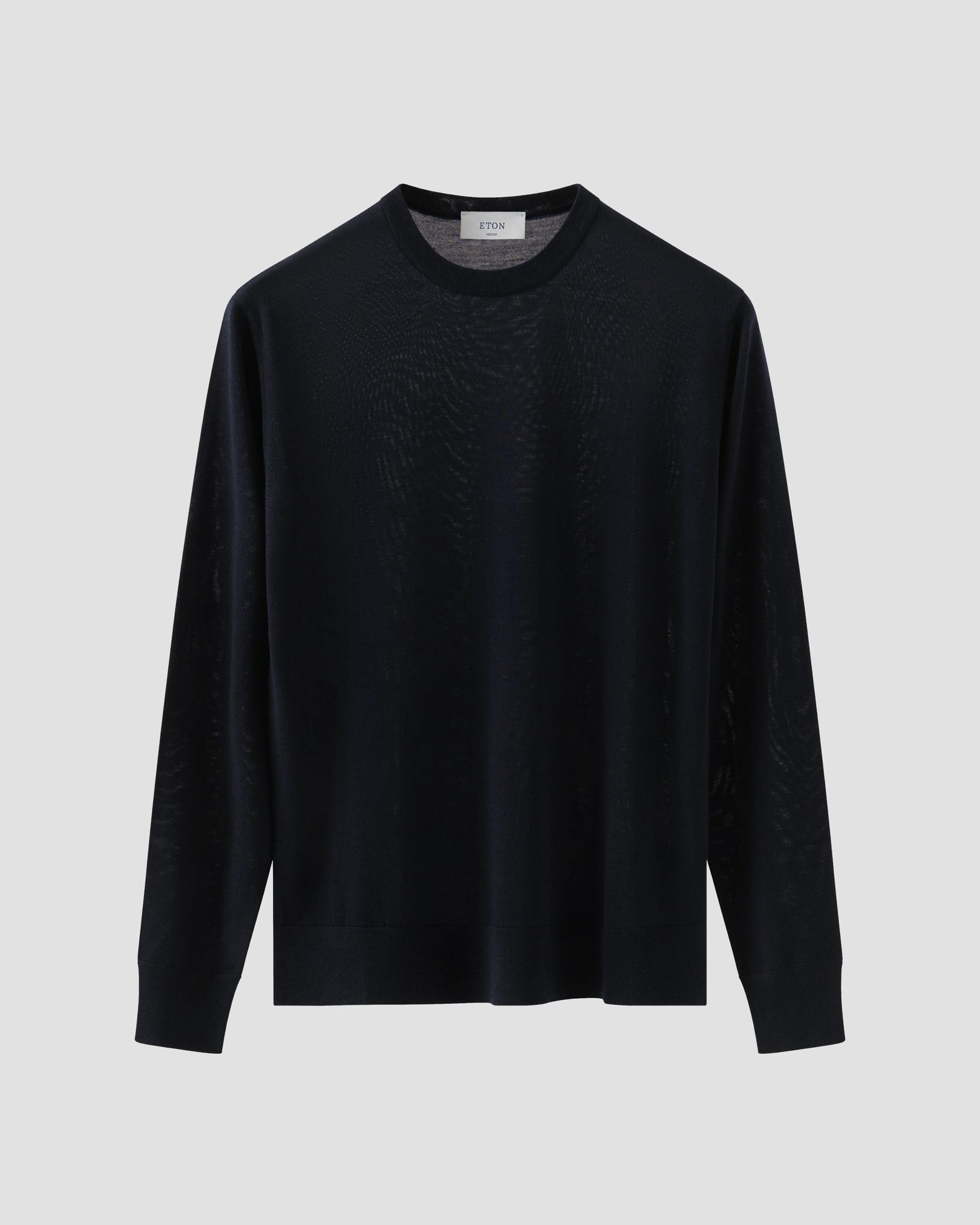 Eton - nayv merino knitted shirt