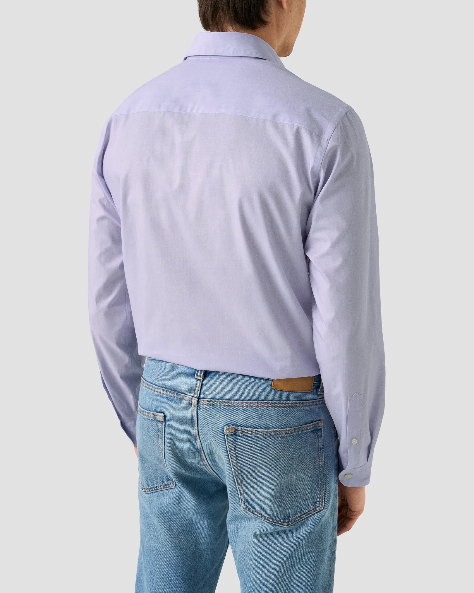 Eton - light purple end on end breeze poplin shirt 261