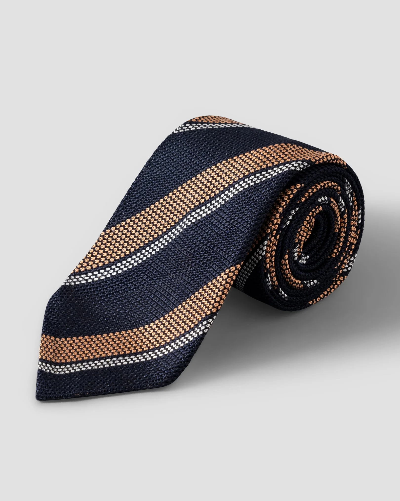 Eton - Striped Woven Silk Tie