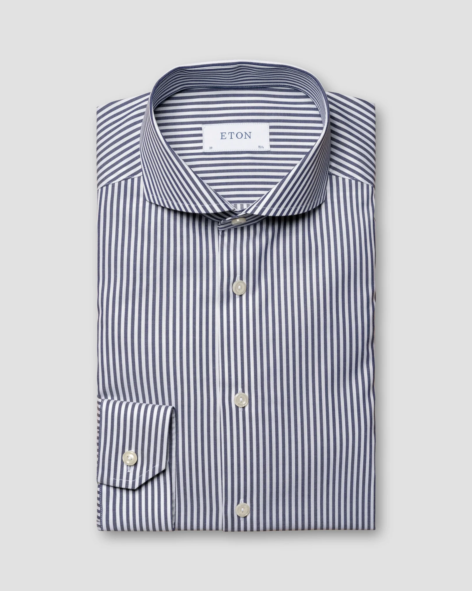 Eton - Navy blue Signature Twill Shirt