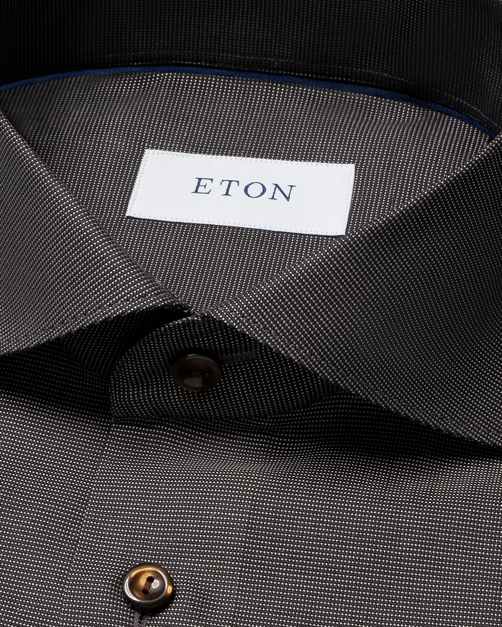 Eton - beige semi solid signature dobby shirt