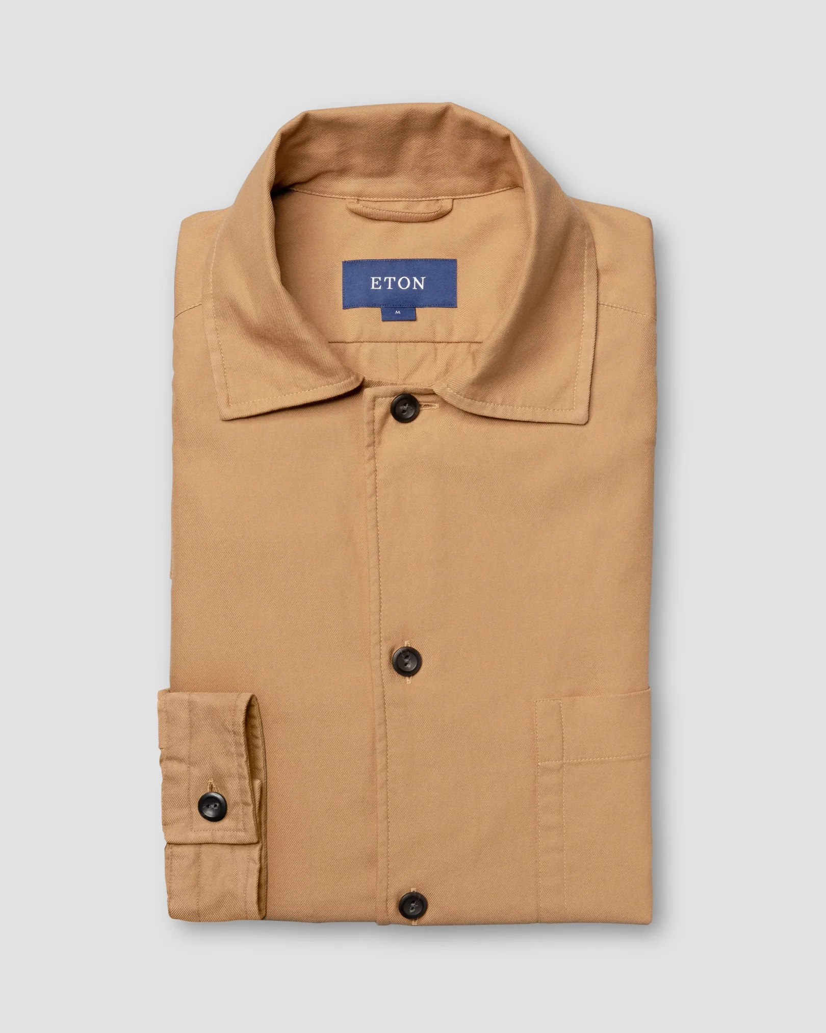 Eton - beige 3 pocket overshirt