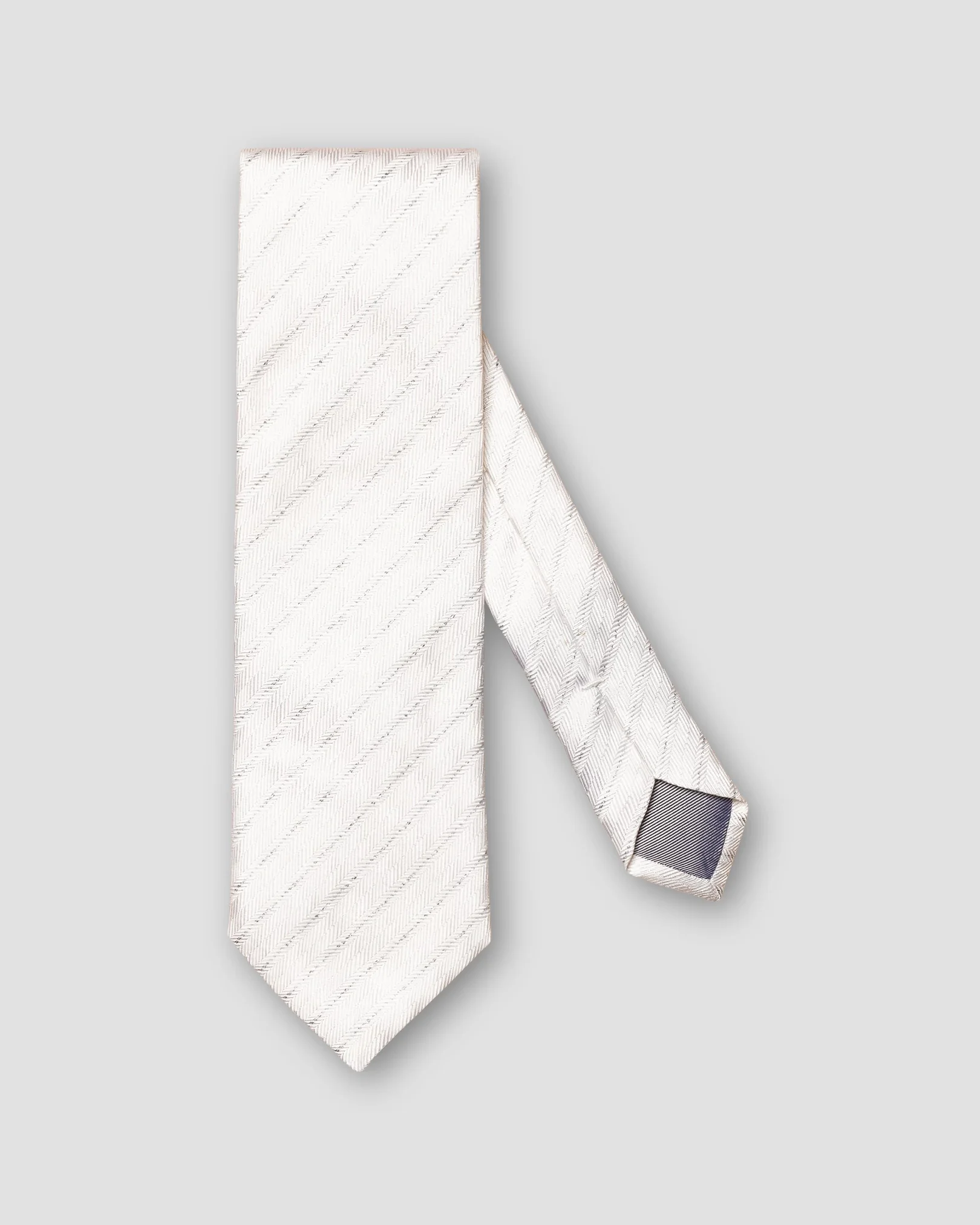 Eton - light grey summer wedding tie