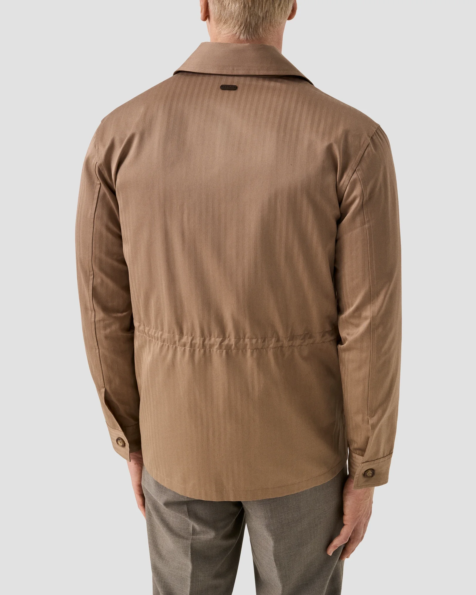 Eton - beige cotton solaro field jacket