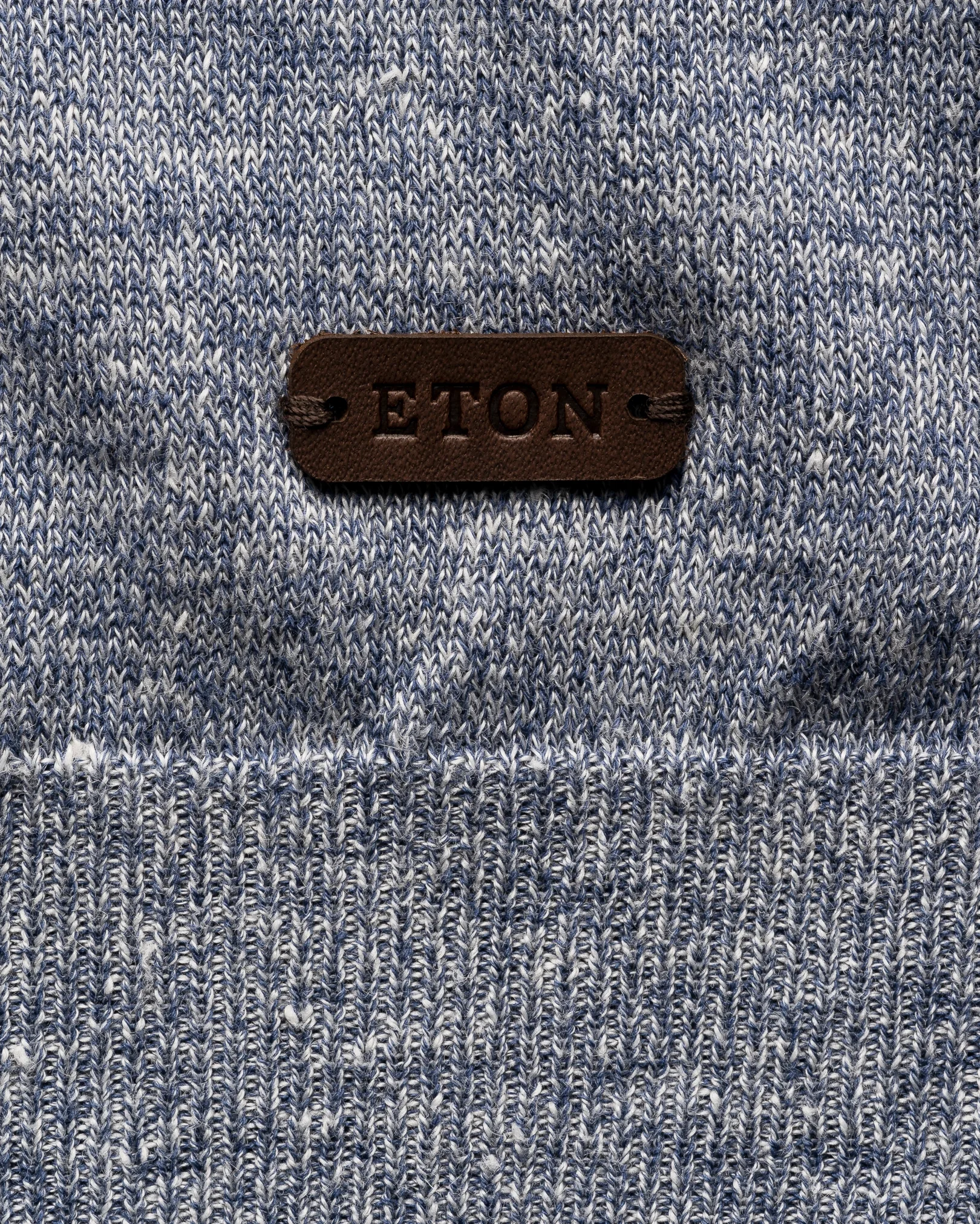 Eton - cotton linen fine knit polo