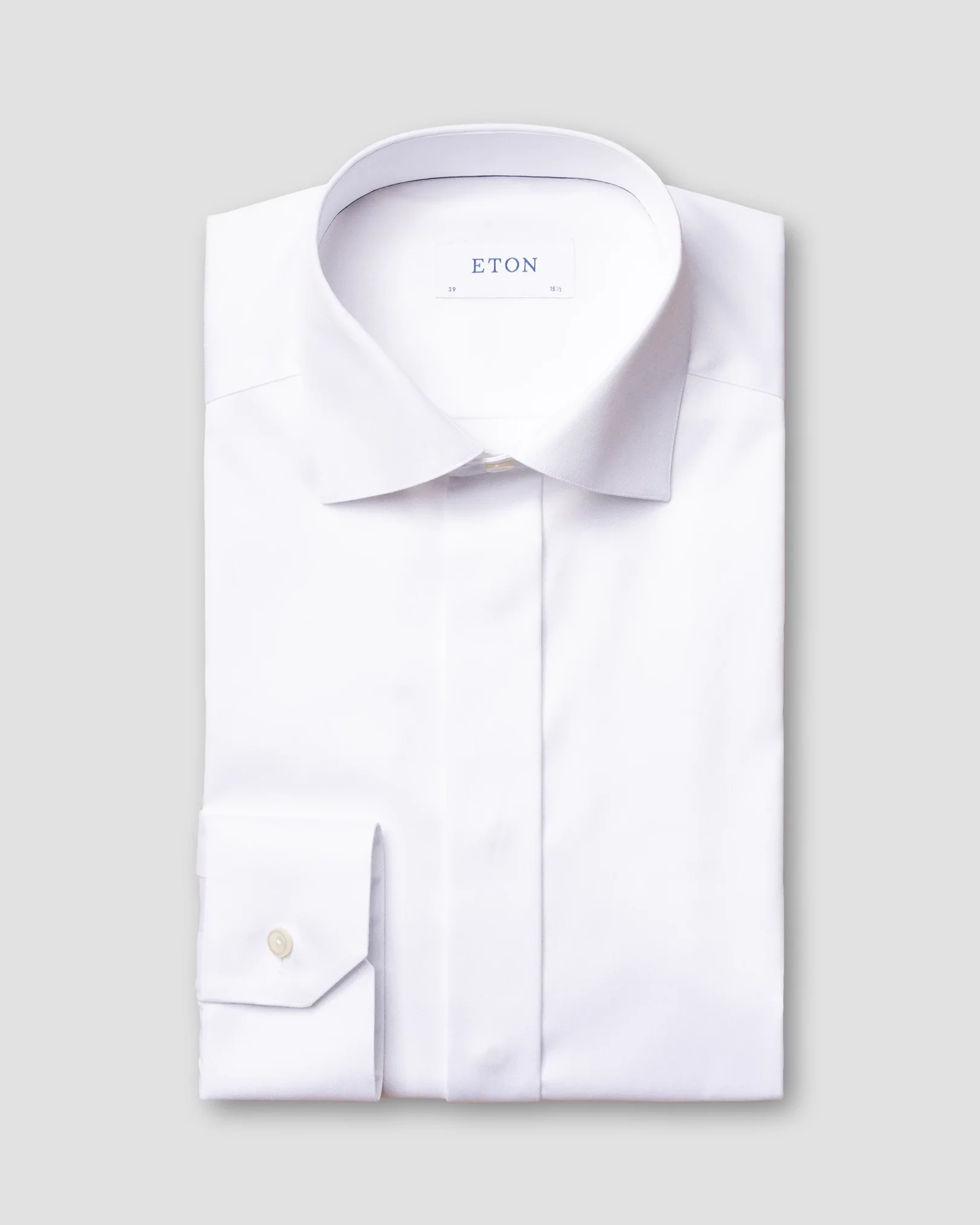 Eton - white love embroidery tuxedo shirt