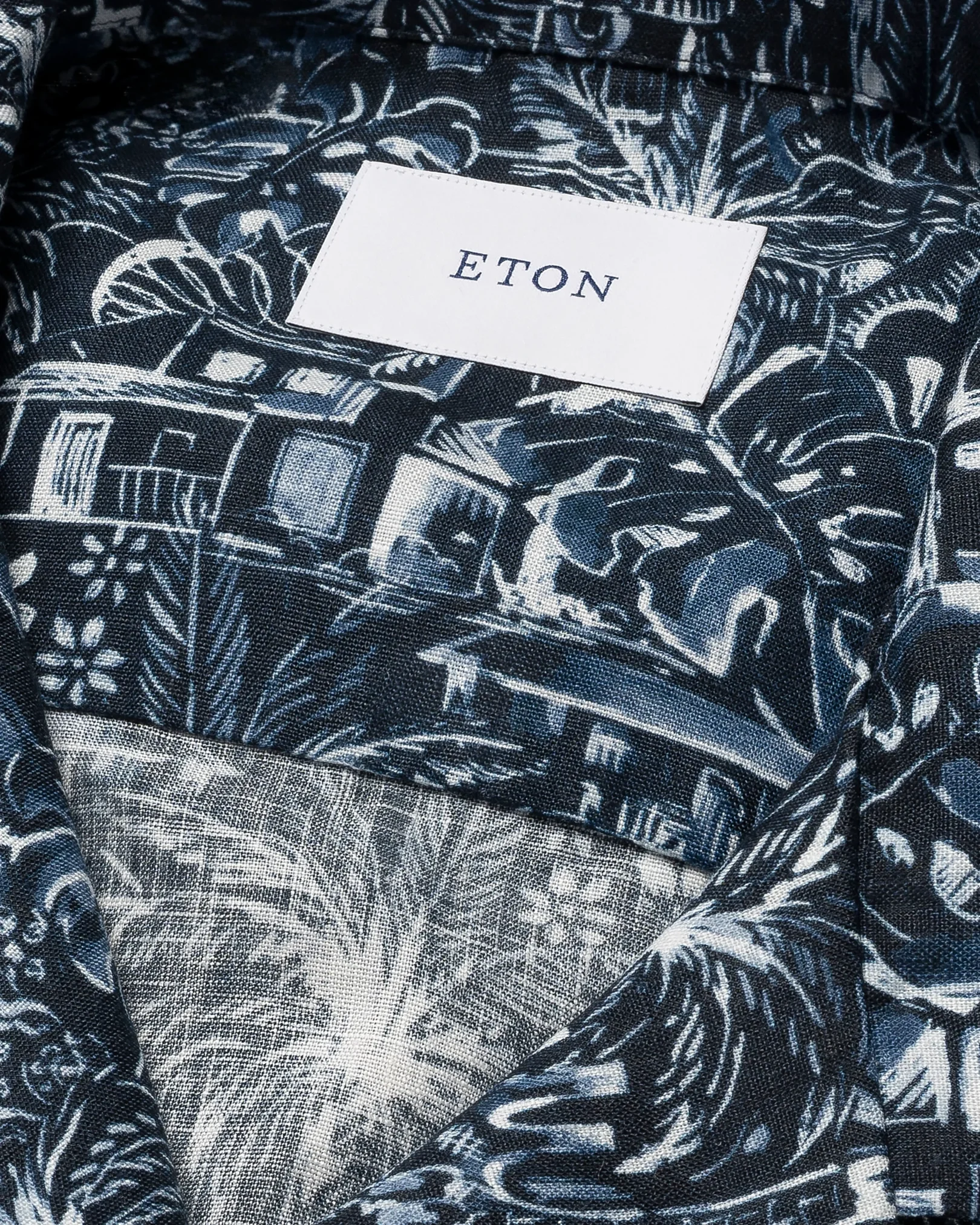 Eton - Floral Print Resort Shirt