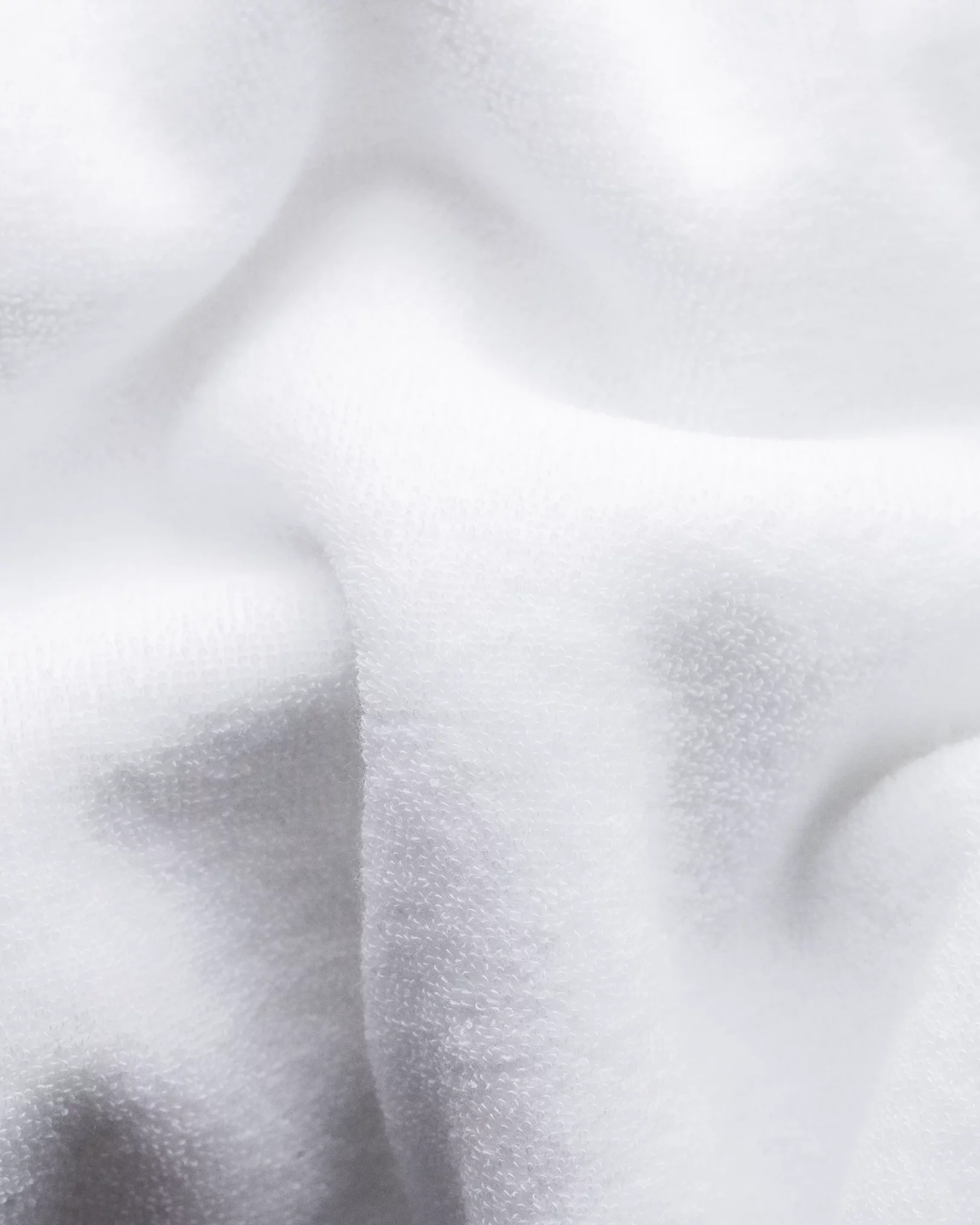 Eton - white jerseyterryfrotte open collar short terry slim jersey