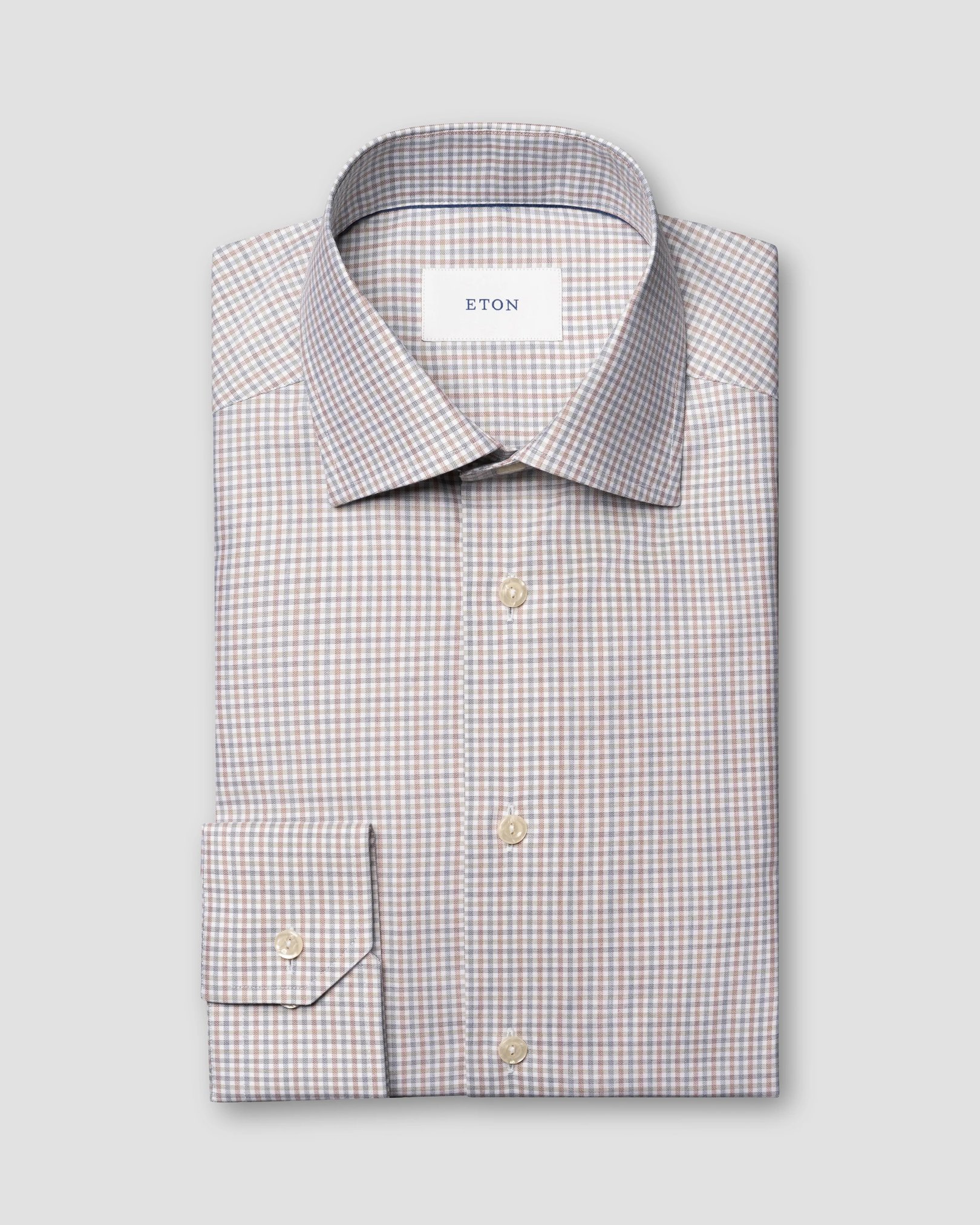 Eton - Micro Check Twill Shirt