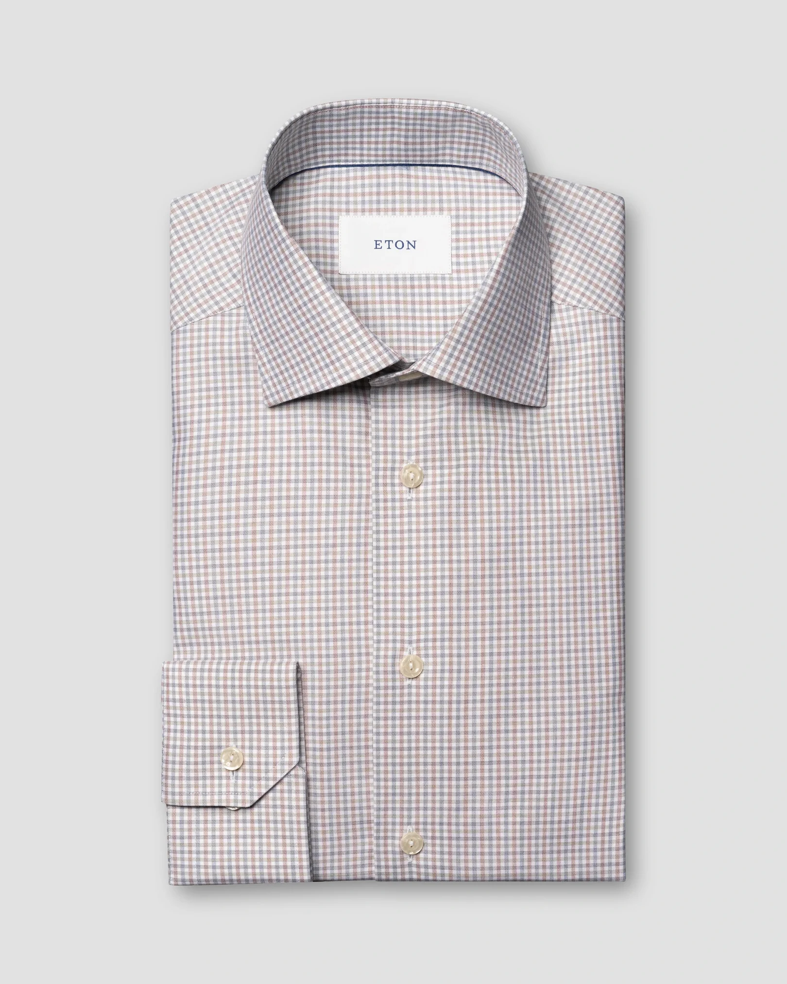Eton - Micro Check Twill Shirt