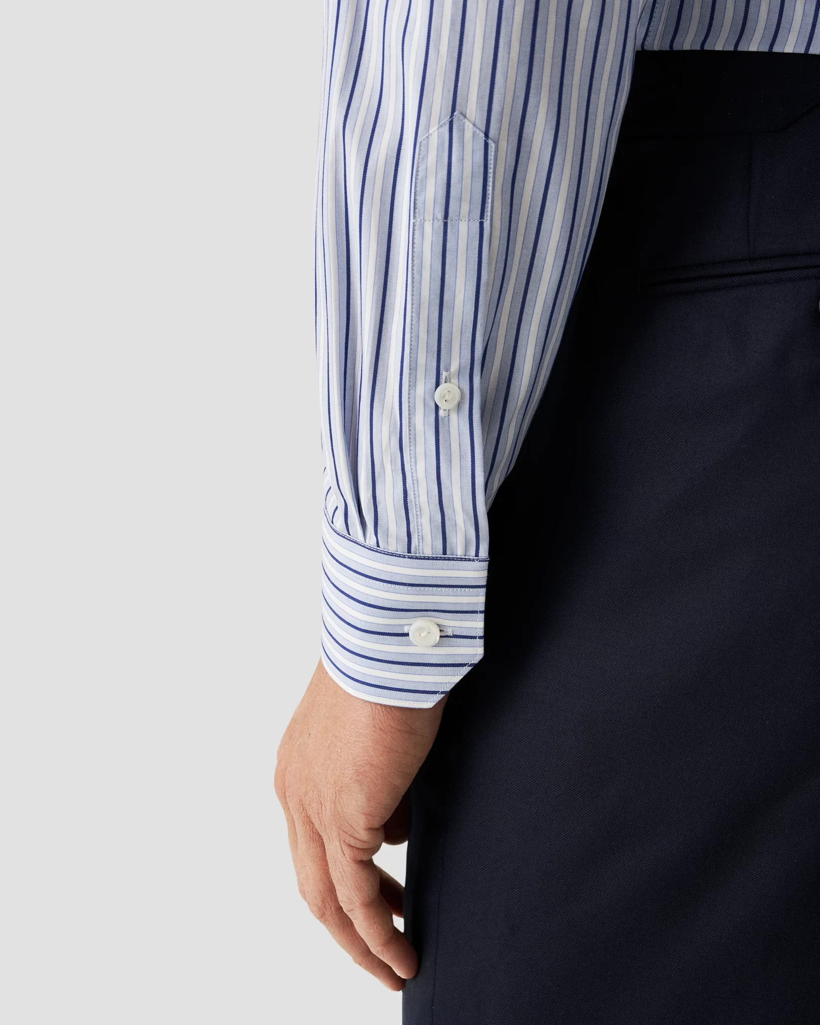 Eton - dark blue pique