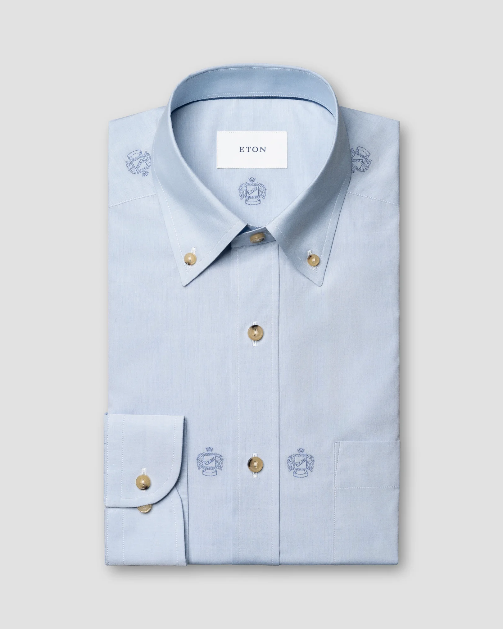 Eton - fil coupe eton crest shirt