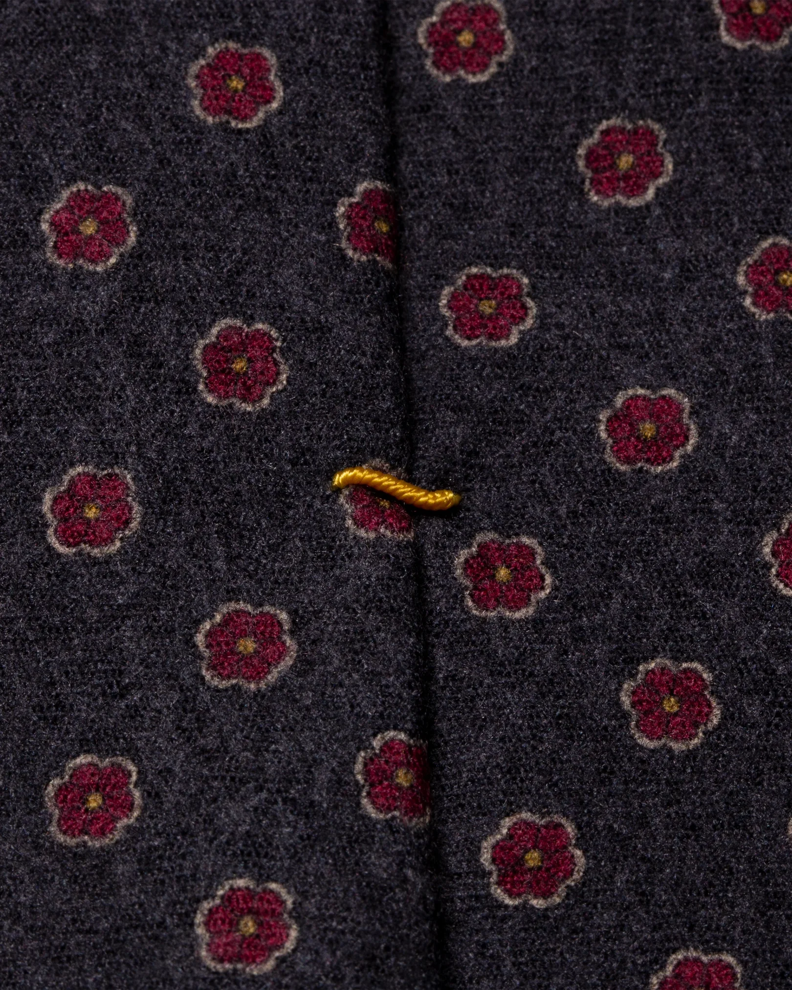 Eton - dark grey wool tie