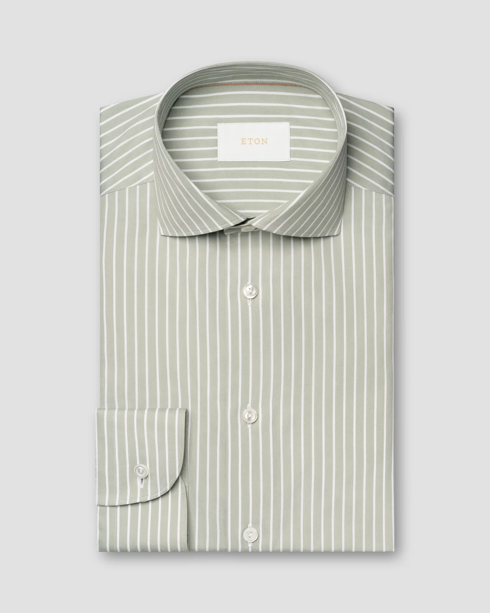 Eton - Cotton & Silk Stripe Shirt