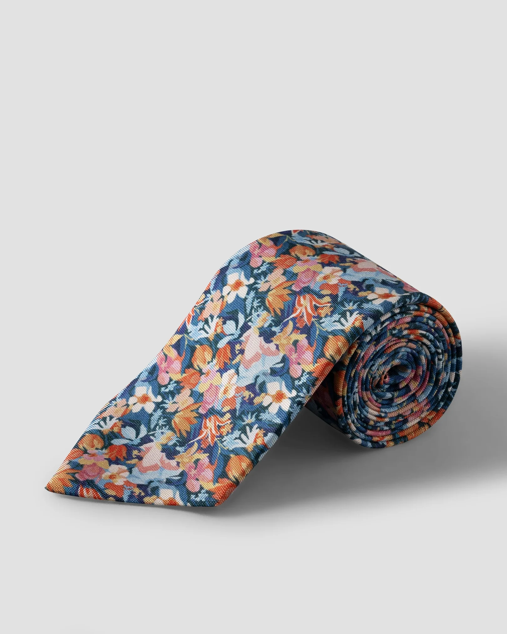 Eton - Floral Oxford Silk Print Tie