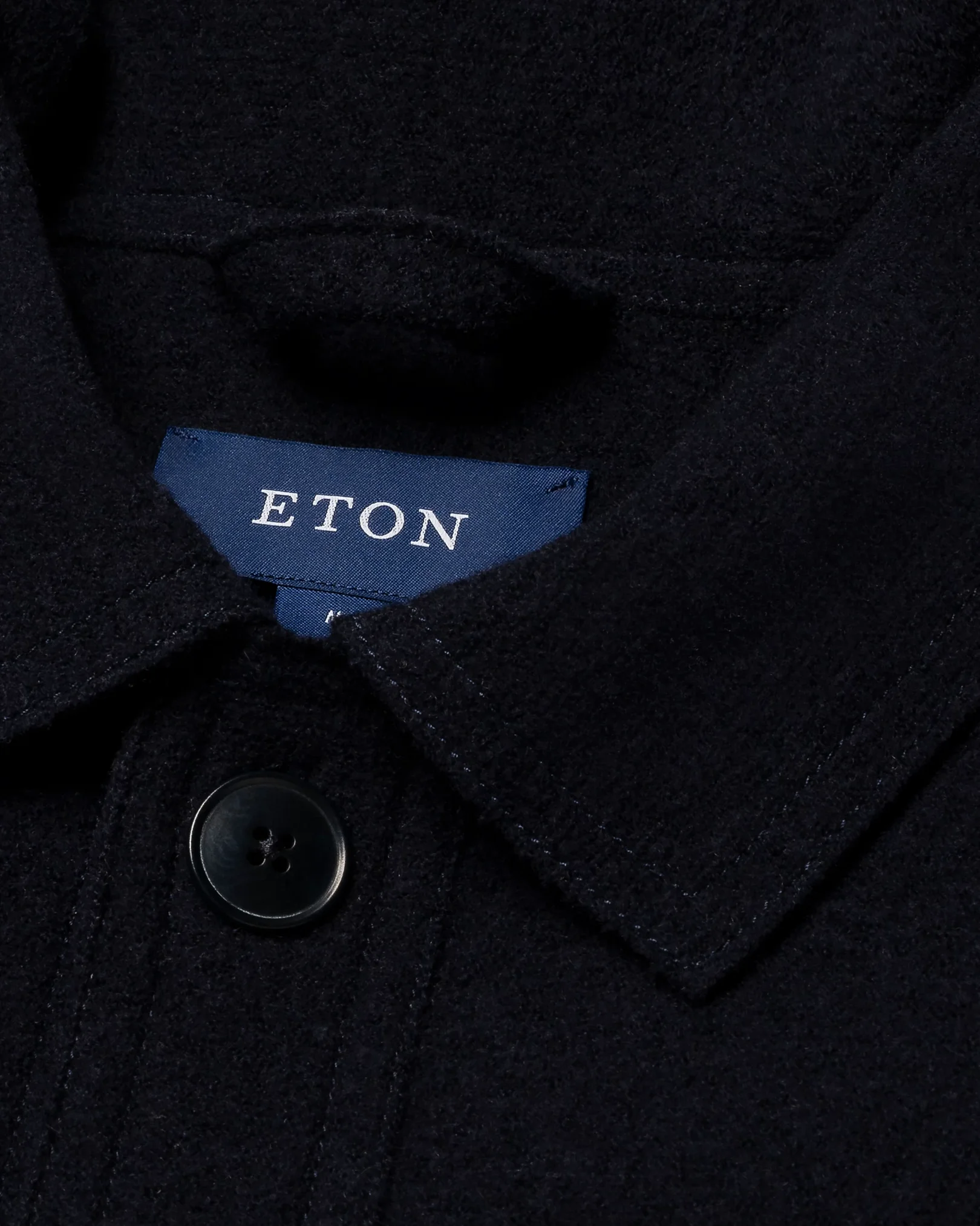 Eton - Boiled Wool Overshirt