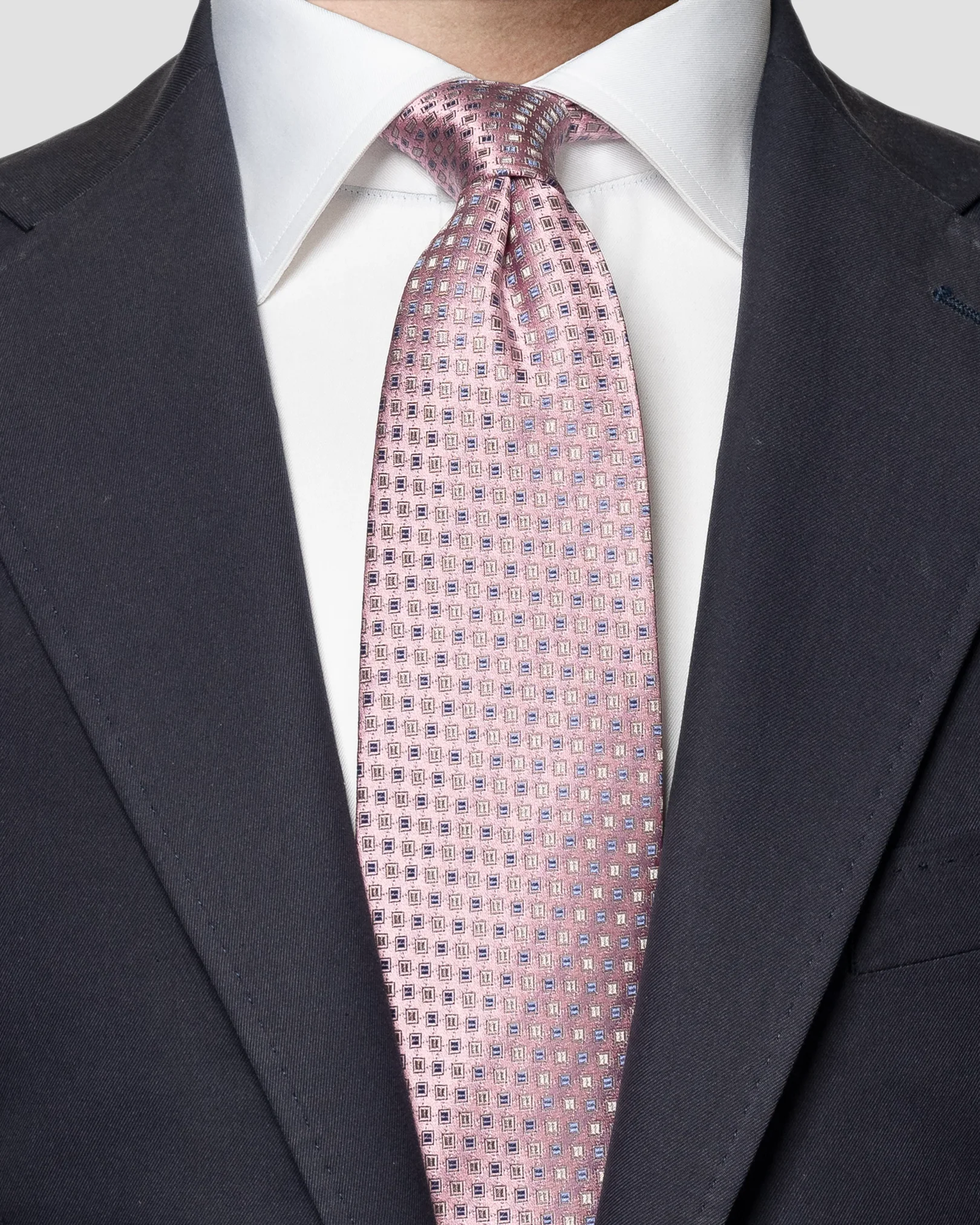 Eton - pink silk tie