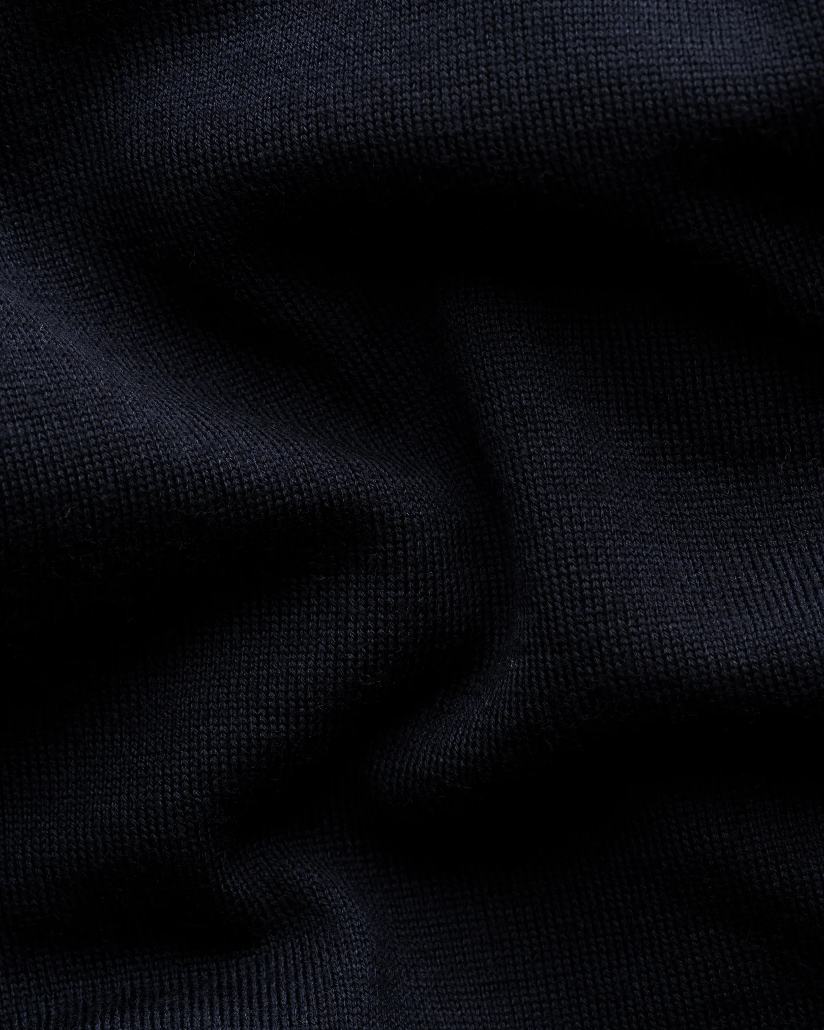 Eton - Fine Knit Half Zip Polo