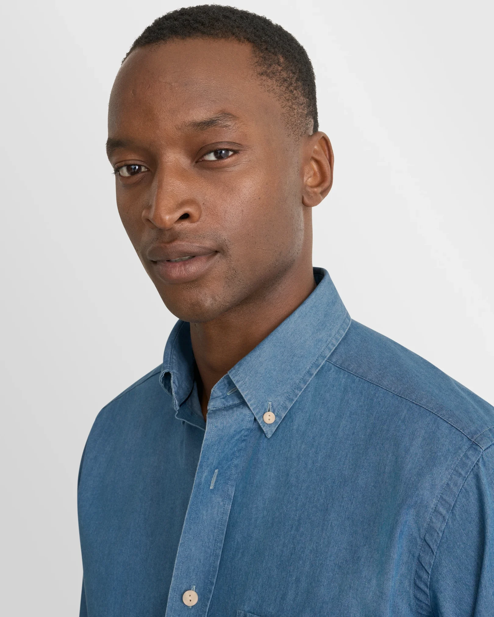 Eton - Mid Blue Denim Shirt
