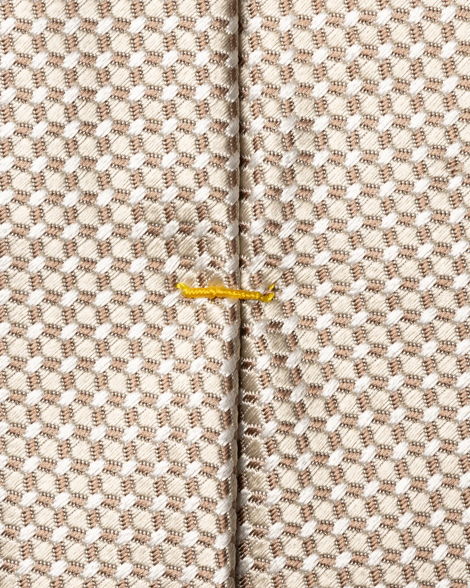 Eton - beige micro woven silk tie