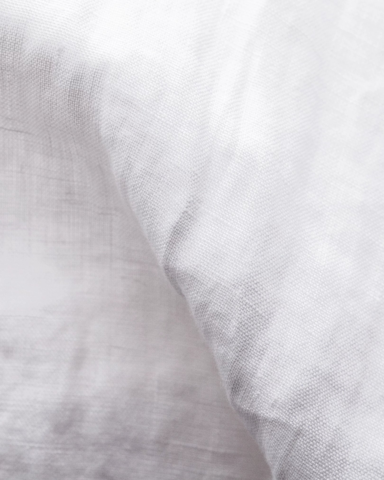 Eton - white linen extreme cut away shirt