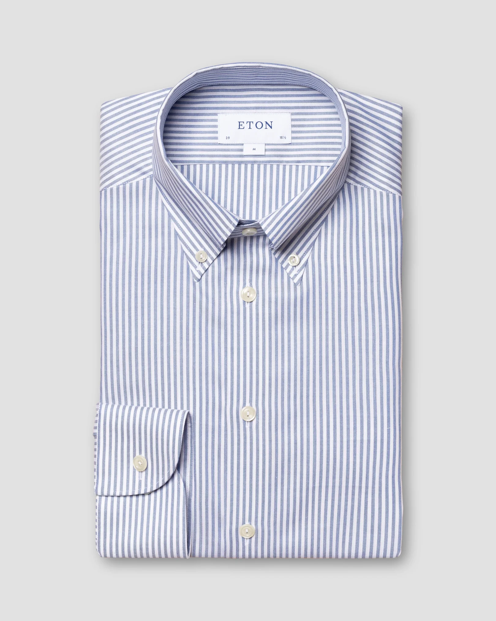 Eton - mid blue fine oxford button down