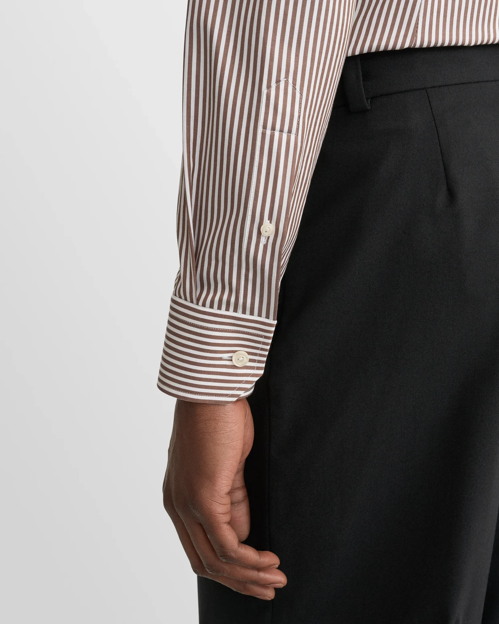 Eton - red bengal striped signature twill shirt 263
