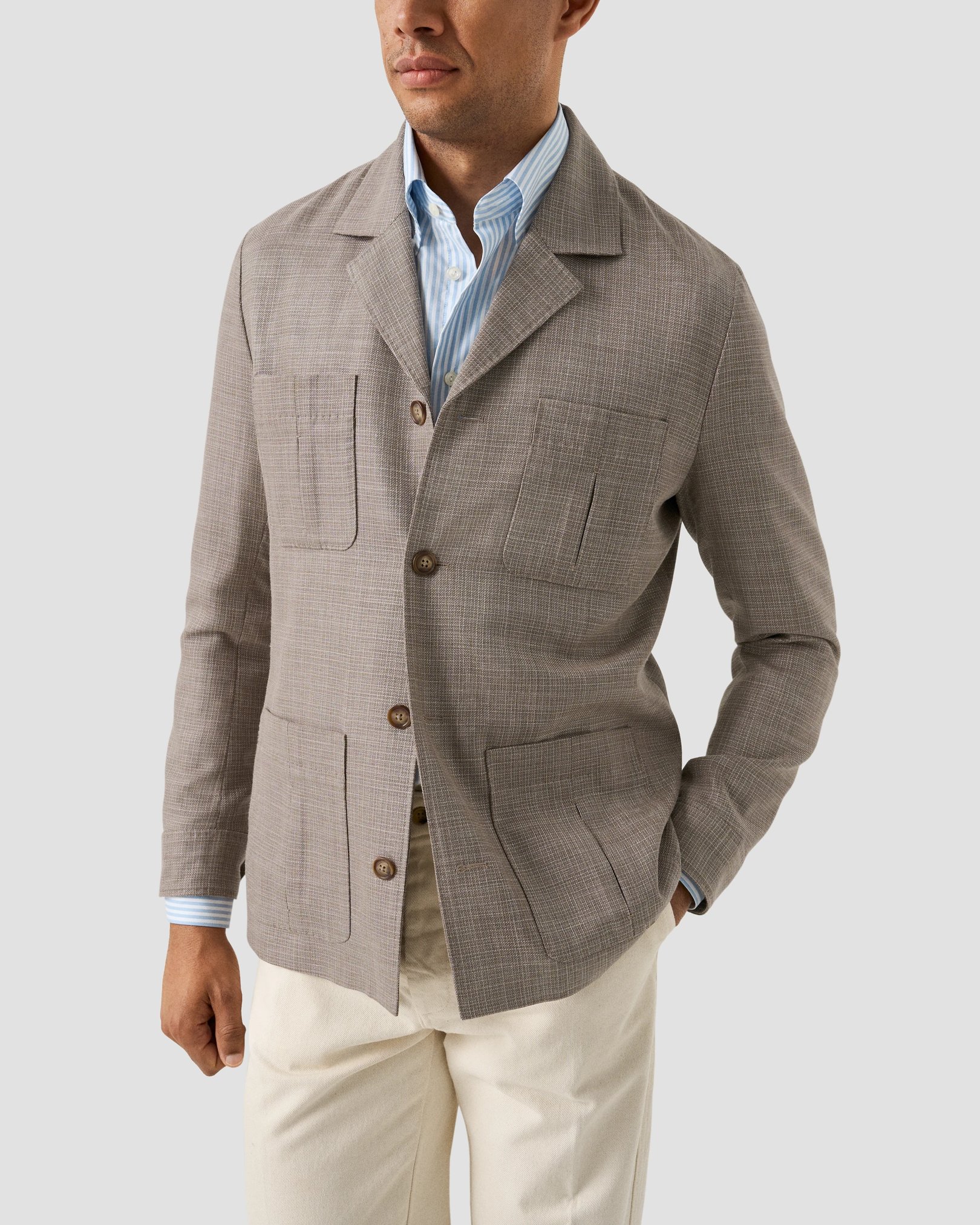 Eton - Stripe Signature Oxford Shirt