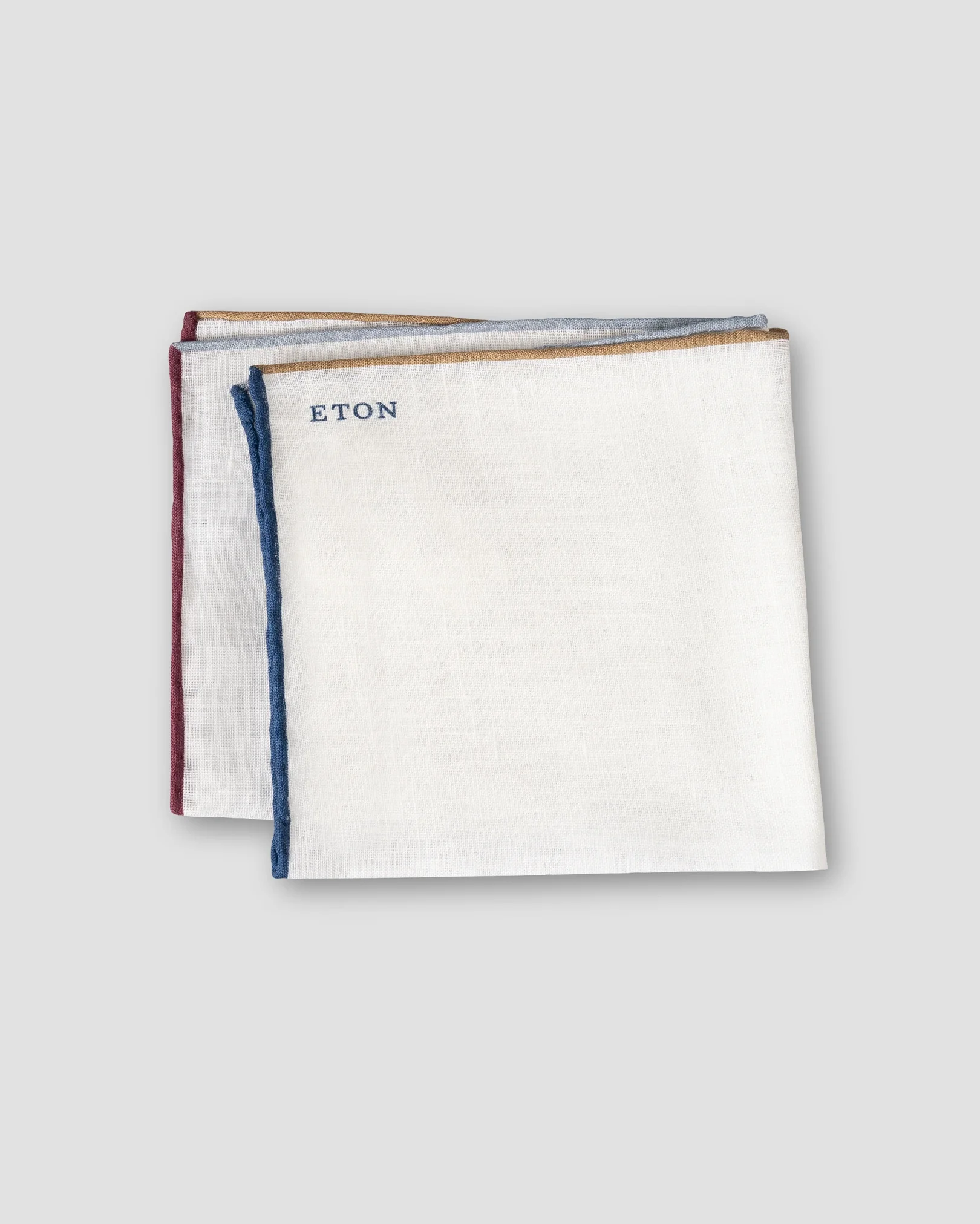 Eton - beige linen pocket square