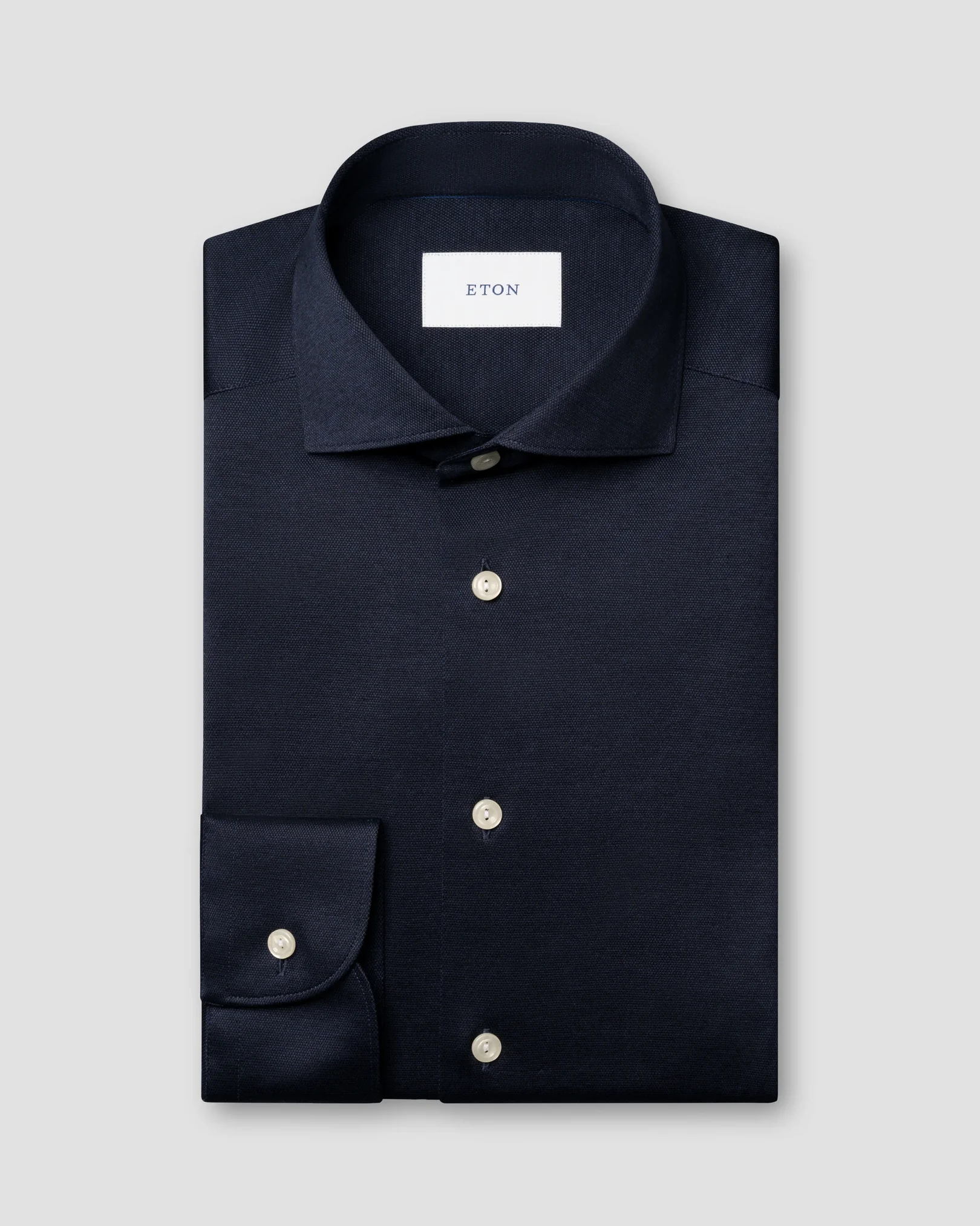 Eton - Filo di Scozia Jacquard Knit Shirt