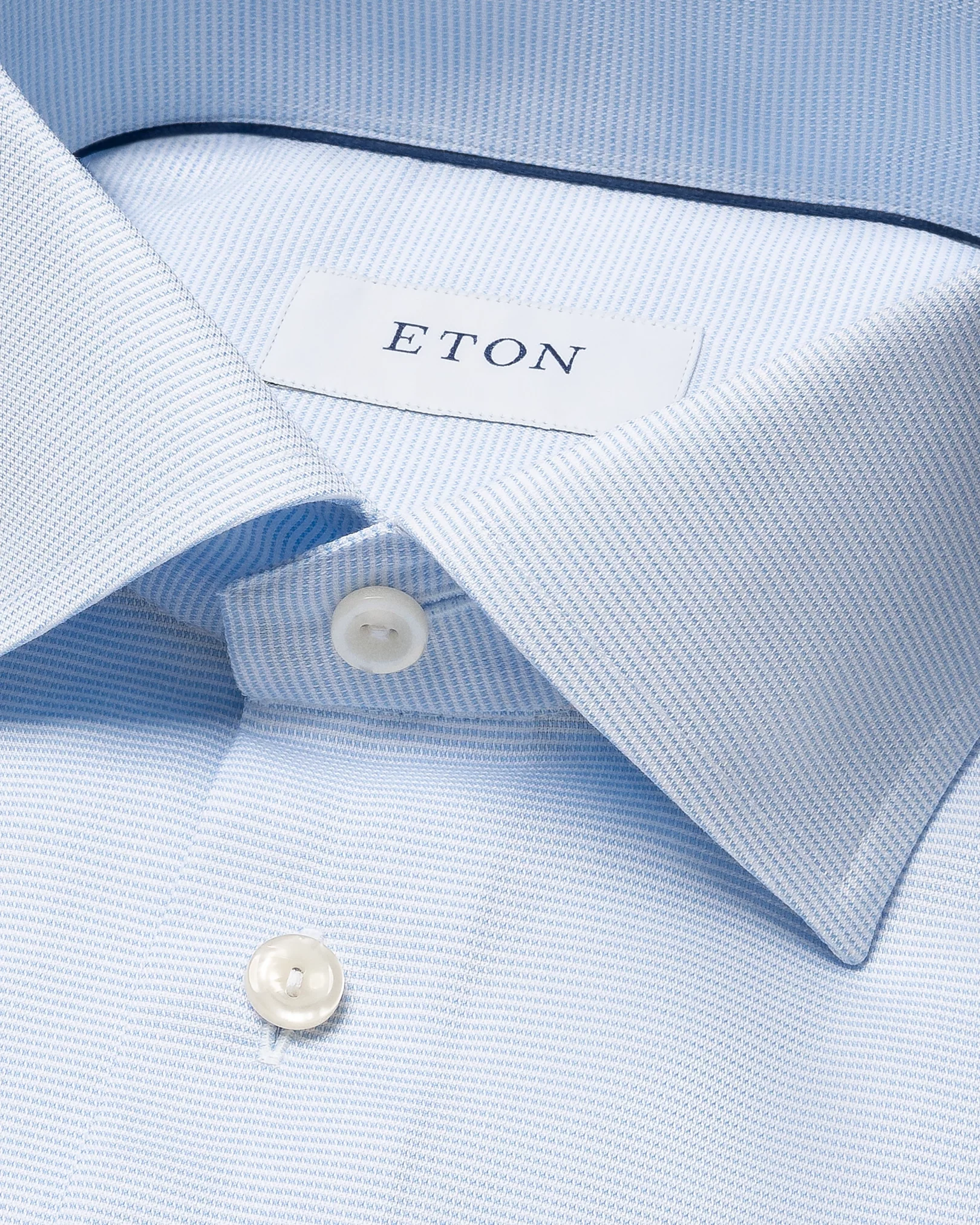 Eton - Light Blue Twill Shirt