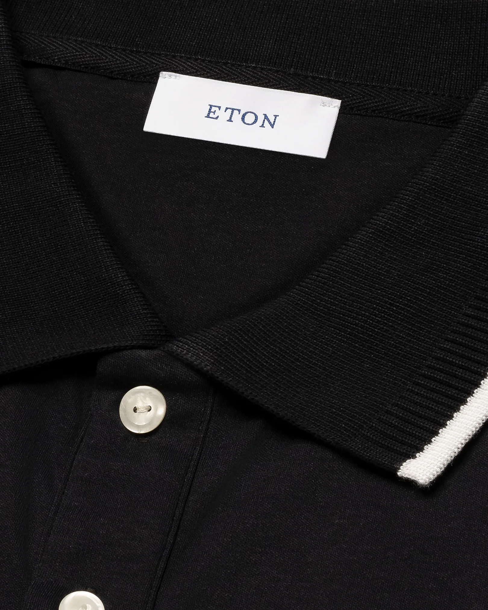 Eton - Polo en coton interlock