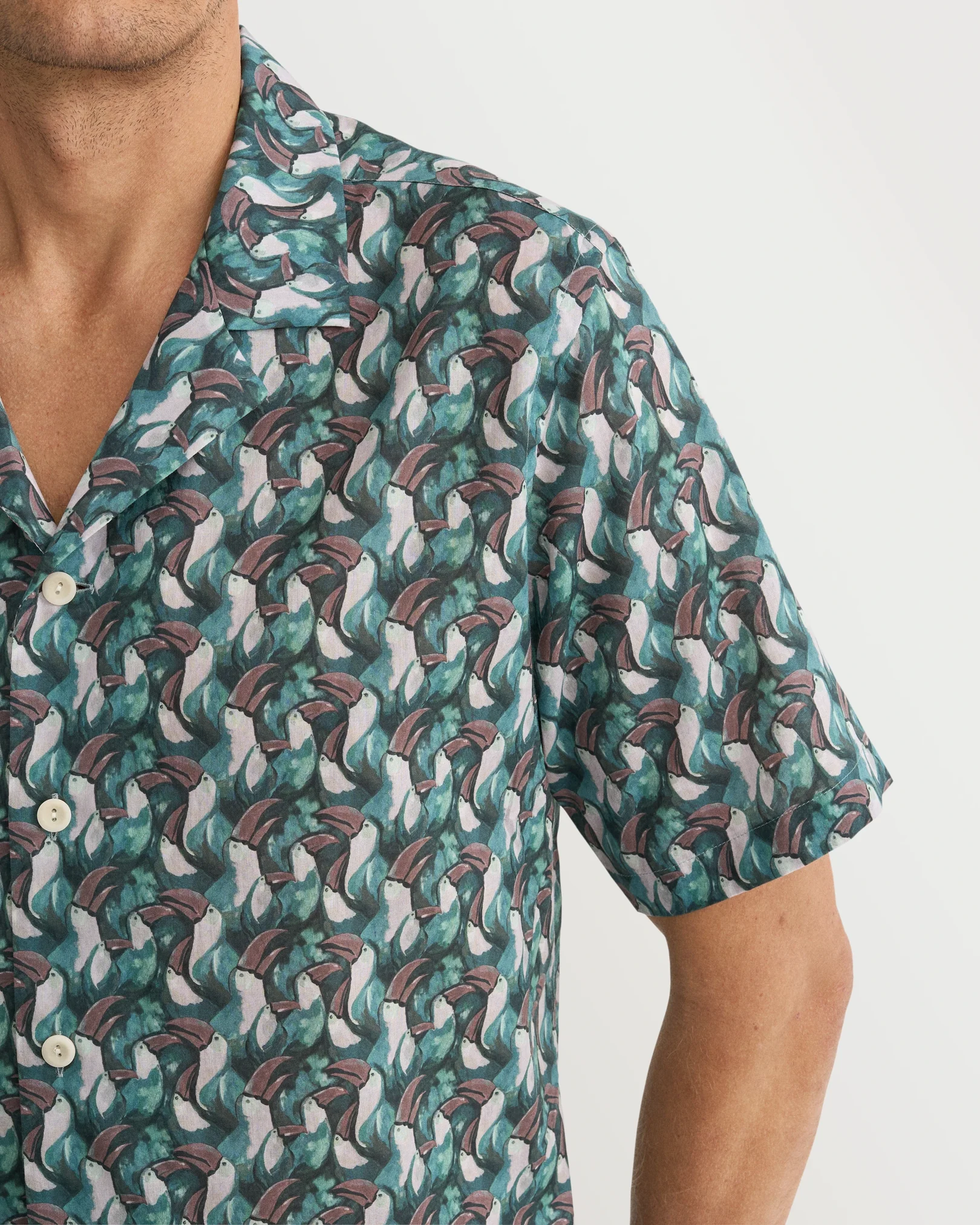 Eton - motif resort shirt