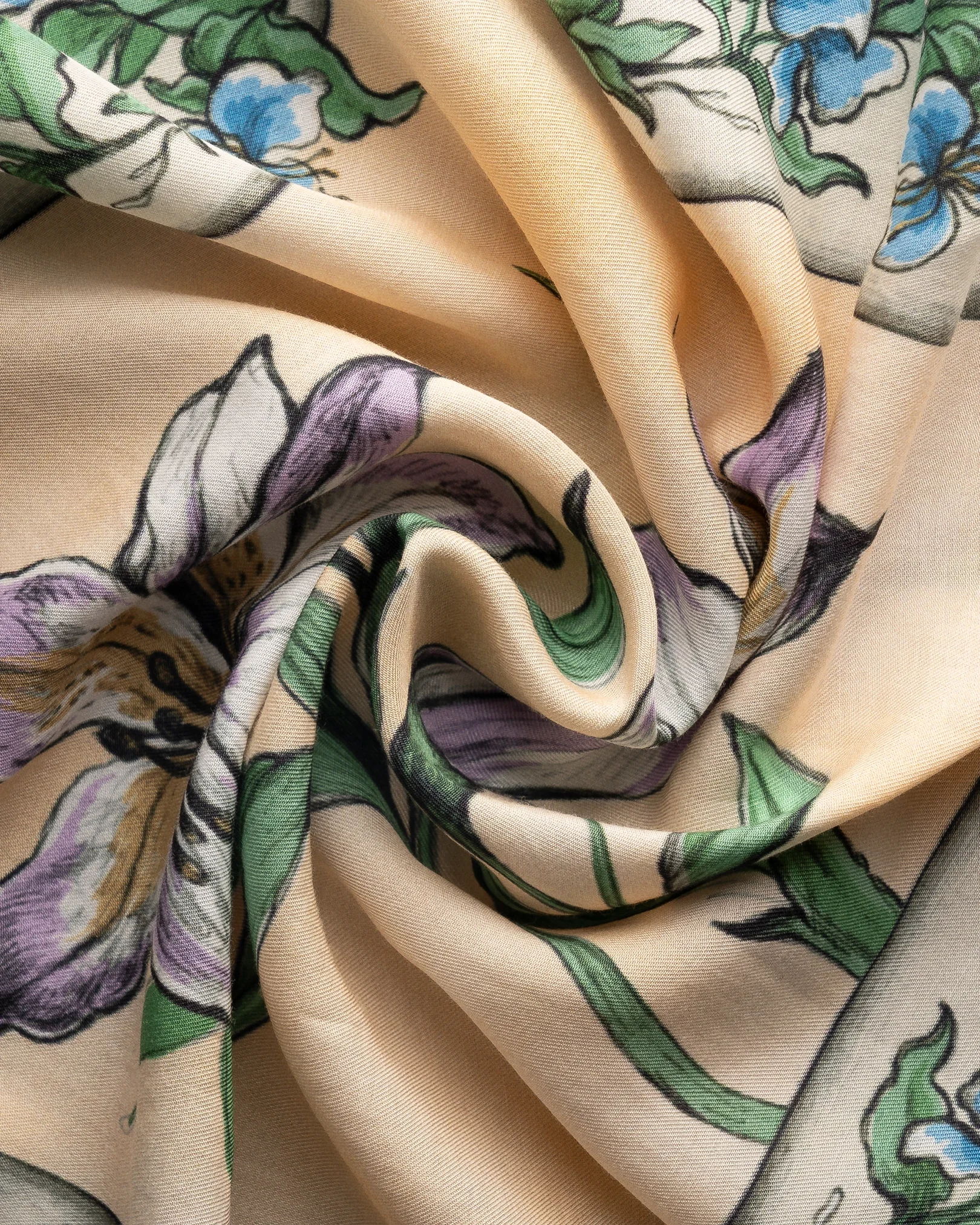 Eton - multi floral cotton silk bandana